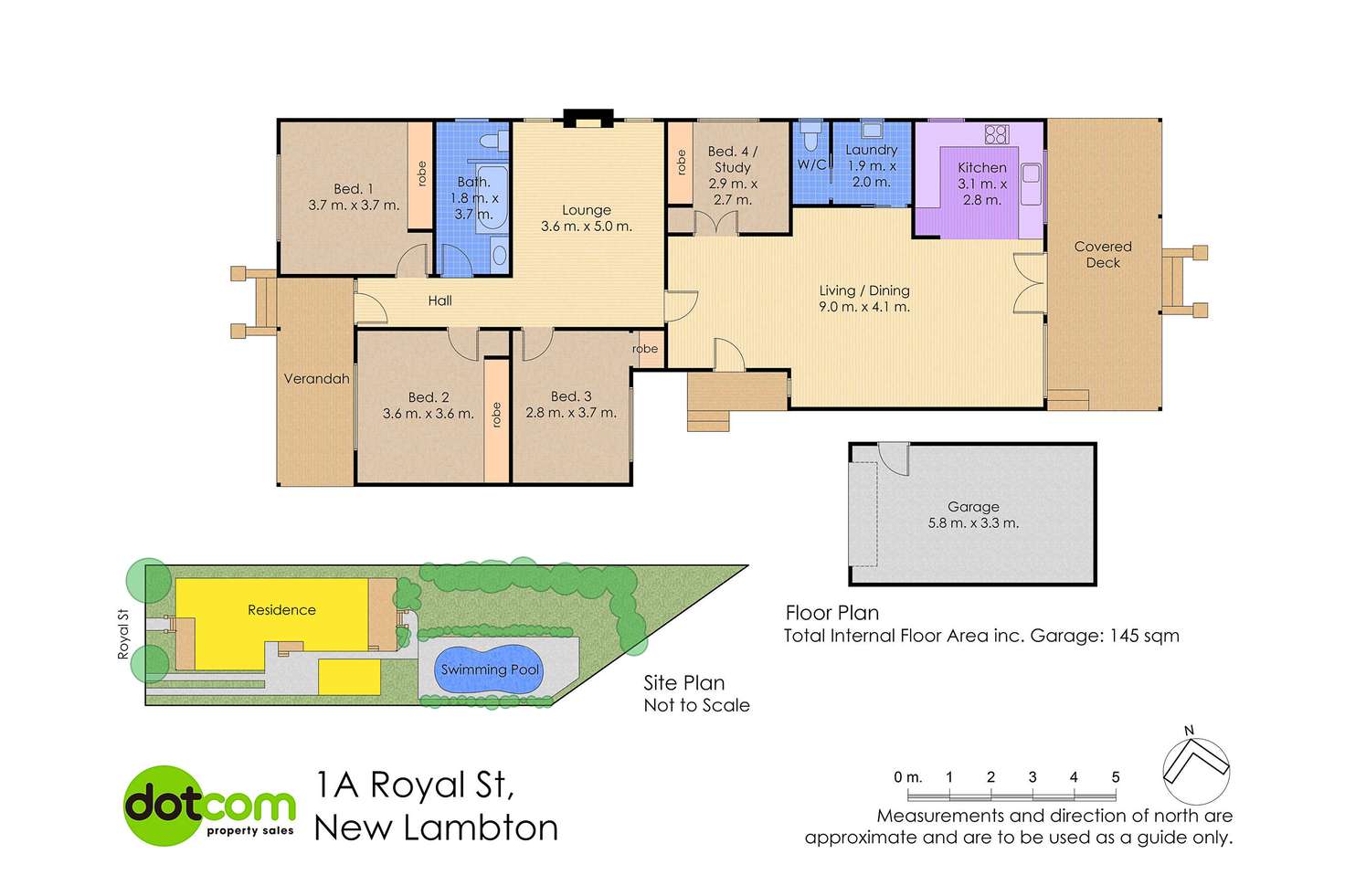 Floorplan of Homely house listing, 1A Royal Street, New Lambton NSW 2305