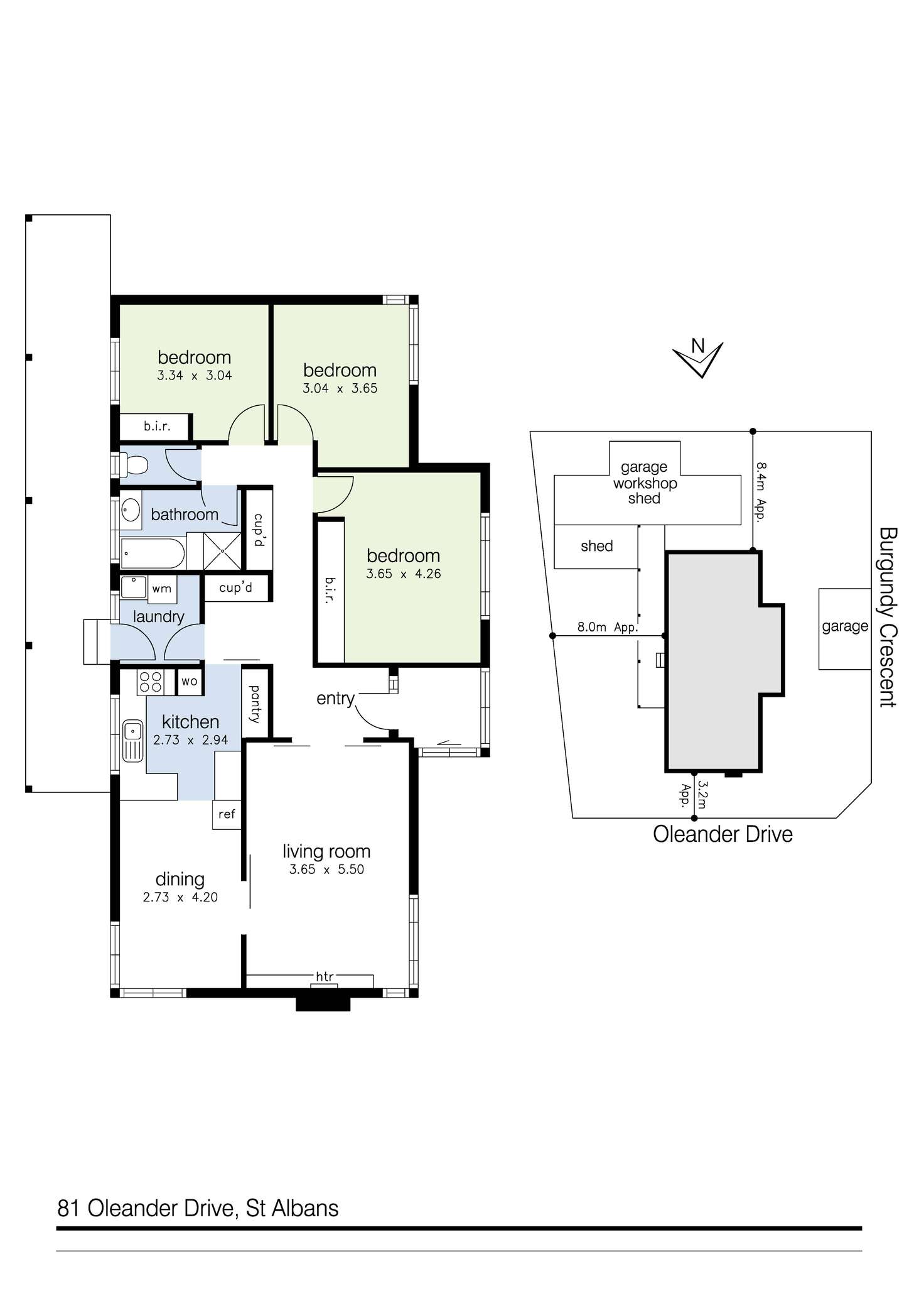 Floorplan of Homely house listing, 81 Oleander Drive, St Albans VIC 3021