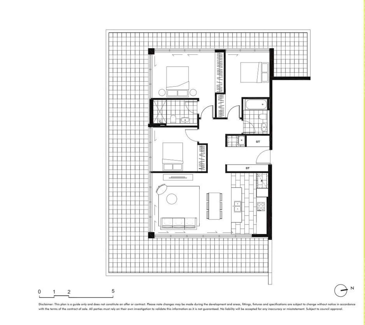 Floorplan of Homely apartment listing, 601/9 Waterview Drive Drive, Lane Cove NSW 2066
