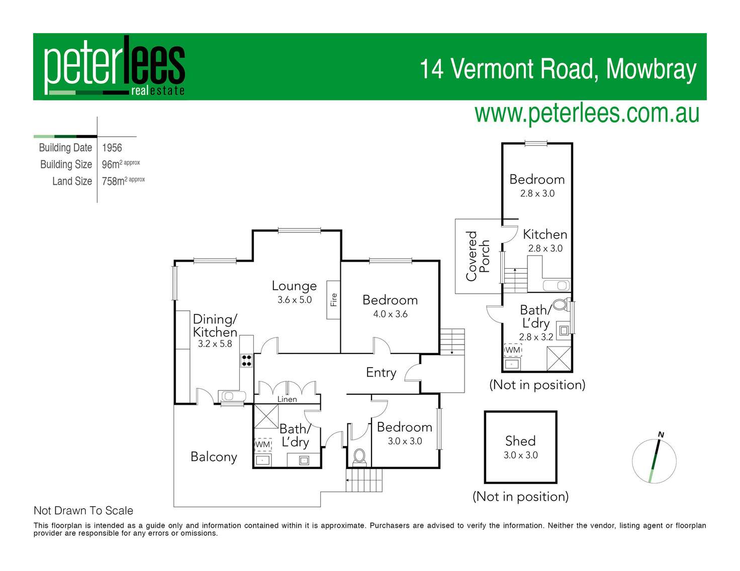 Floorplan of Homely house listing, 14 Vermont Road, Mowbray TAS 7248