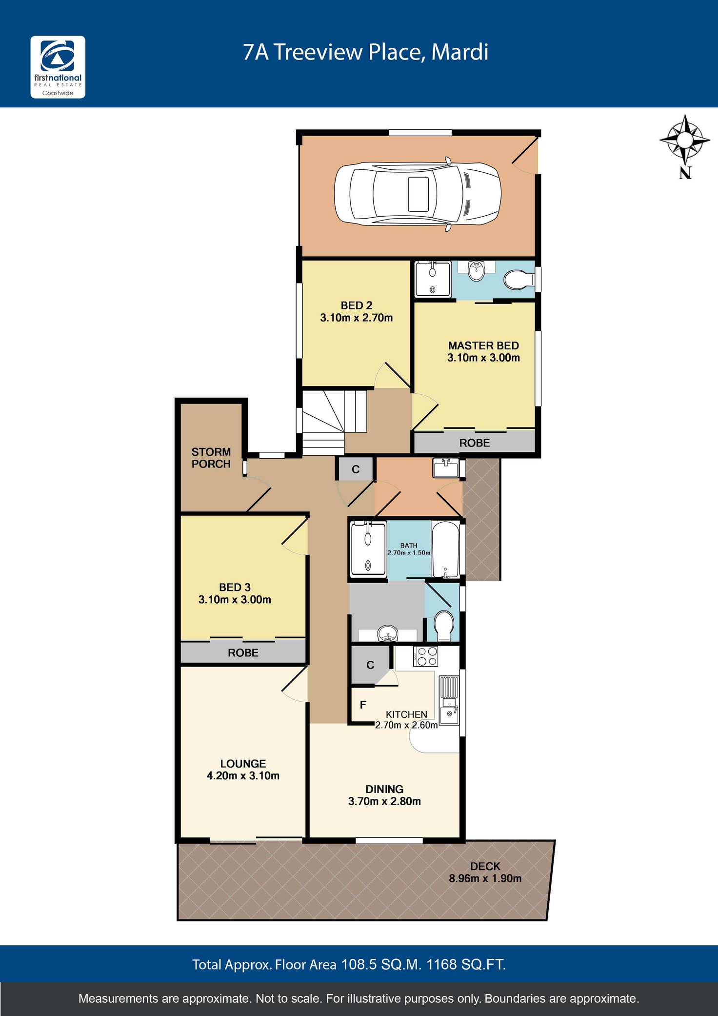 Floorplan of Homely house listing, 7A Treeview Place, Mardi NSW 2259