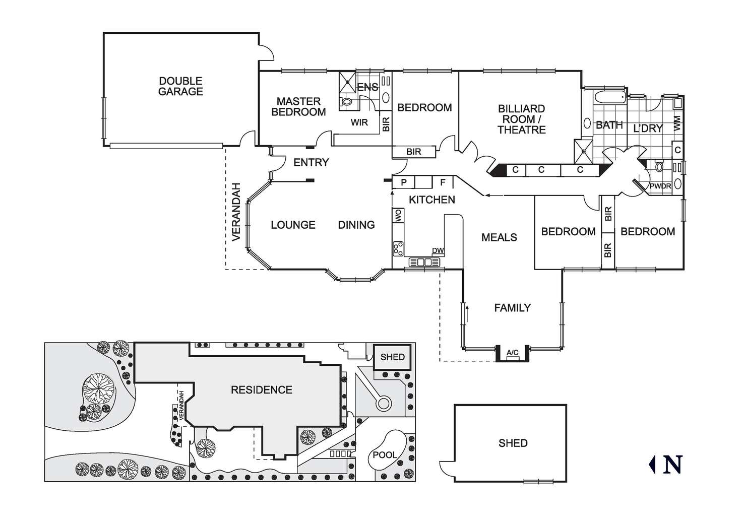 Floorplan of Homely house listing, 14 Crana Court, Hoppers Crossing VIC 3029