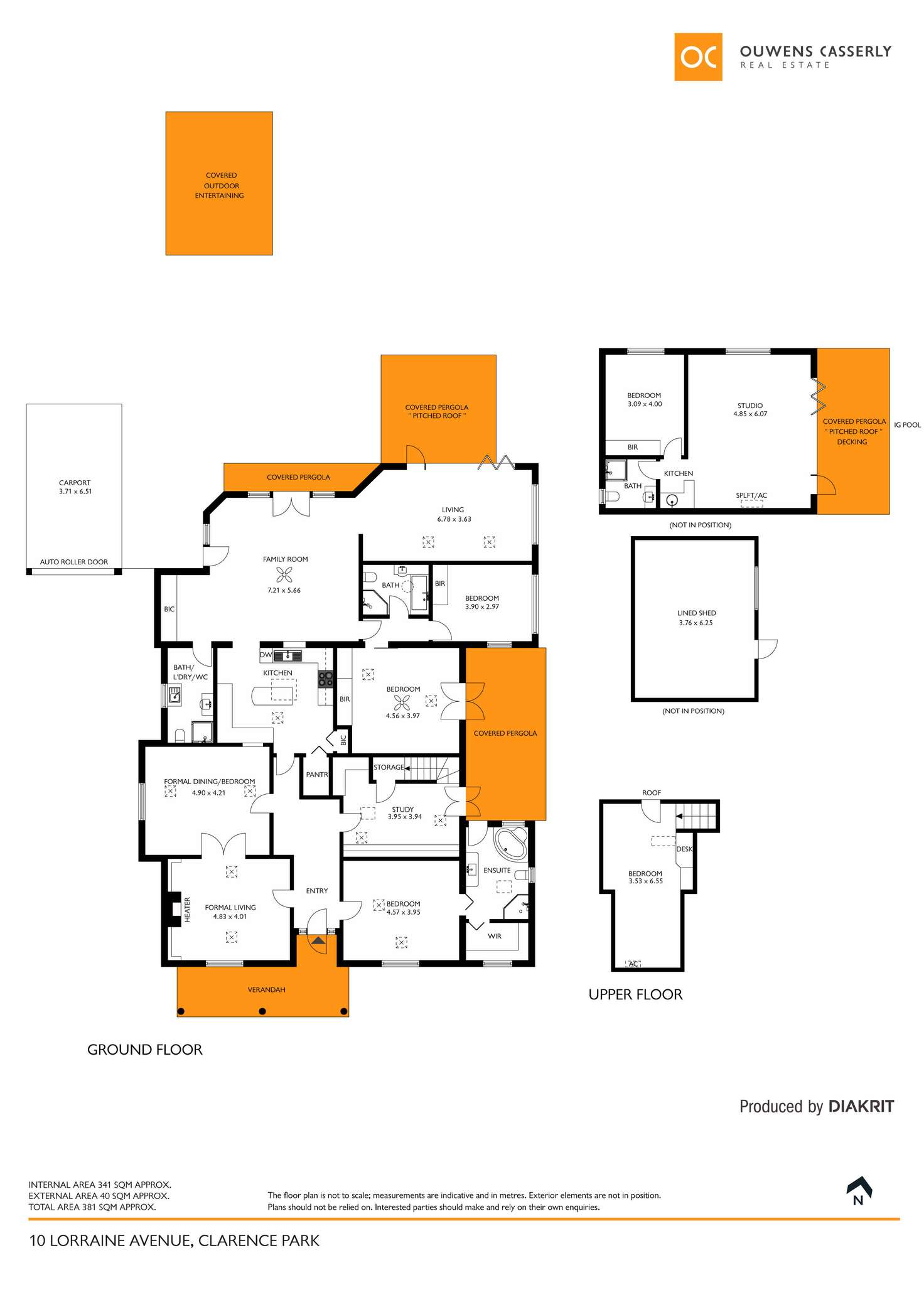 Floorplan of Homely house listing, 10 Lorraine Avenue, Clarence Park SA 5034