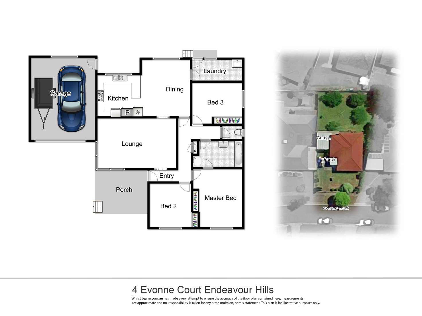 Floorplan of Homely house listing, 4 Evonne Court, Endeavour Hills VIC 3802