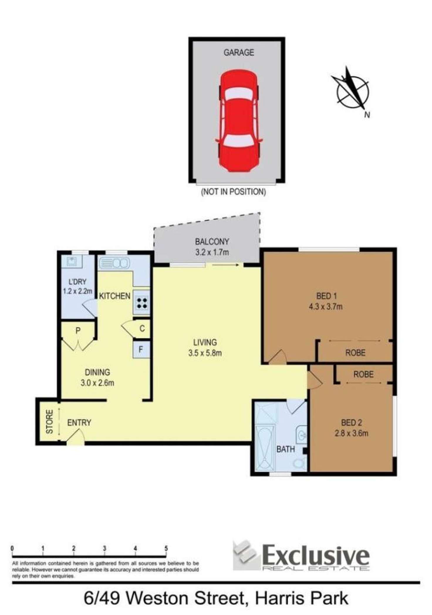 Floorplan of Homely apartment listing, 6/49 Weston Street, Harris Park NSW 2150