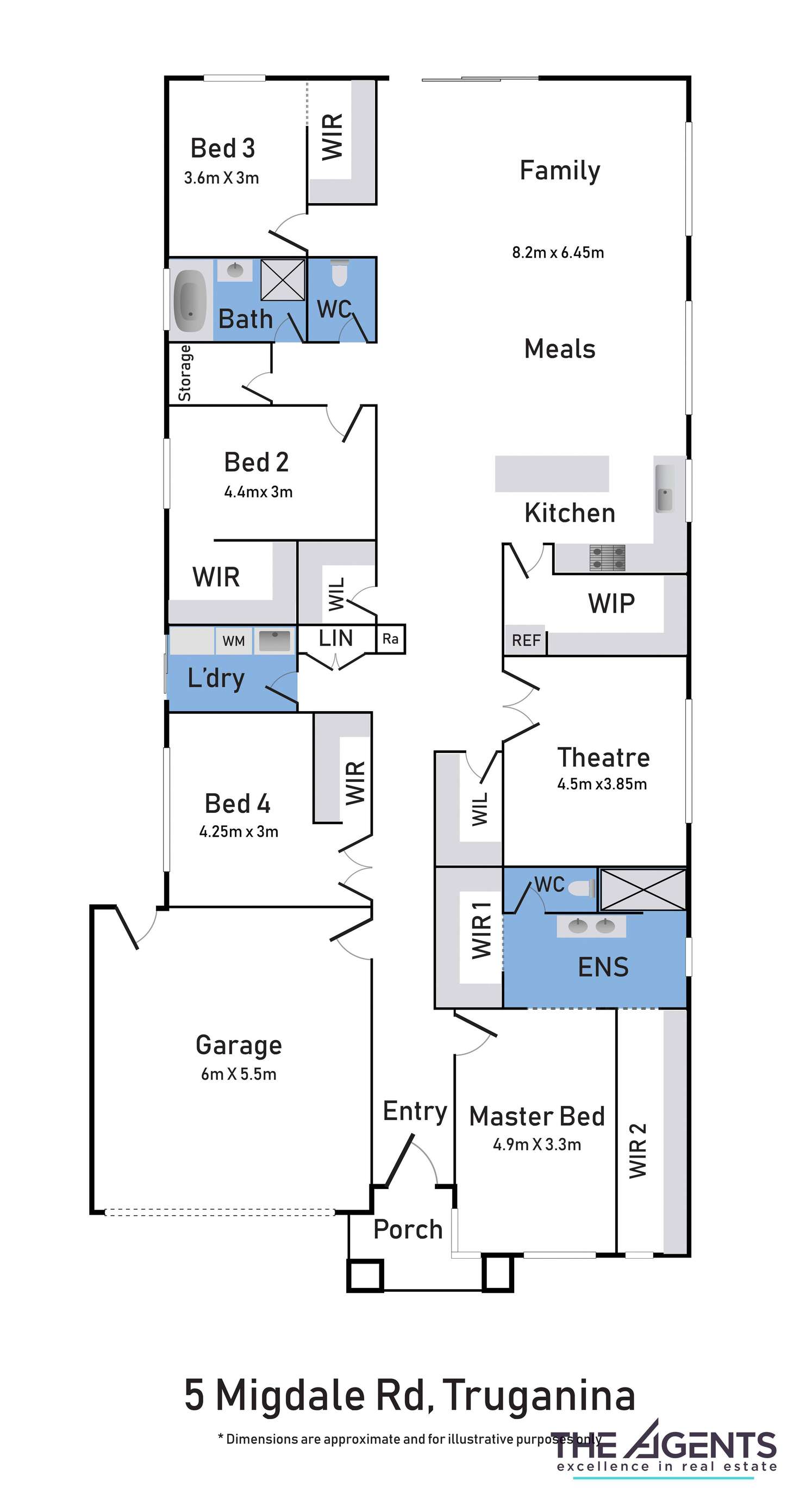 Floorplan of Homely house listing, 5 Migdale Road, Truganina VIC 3029