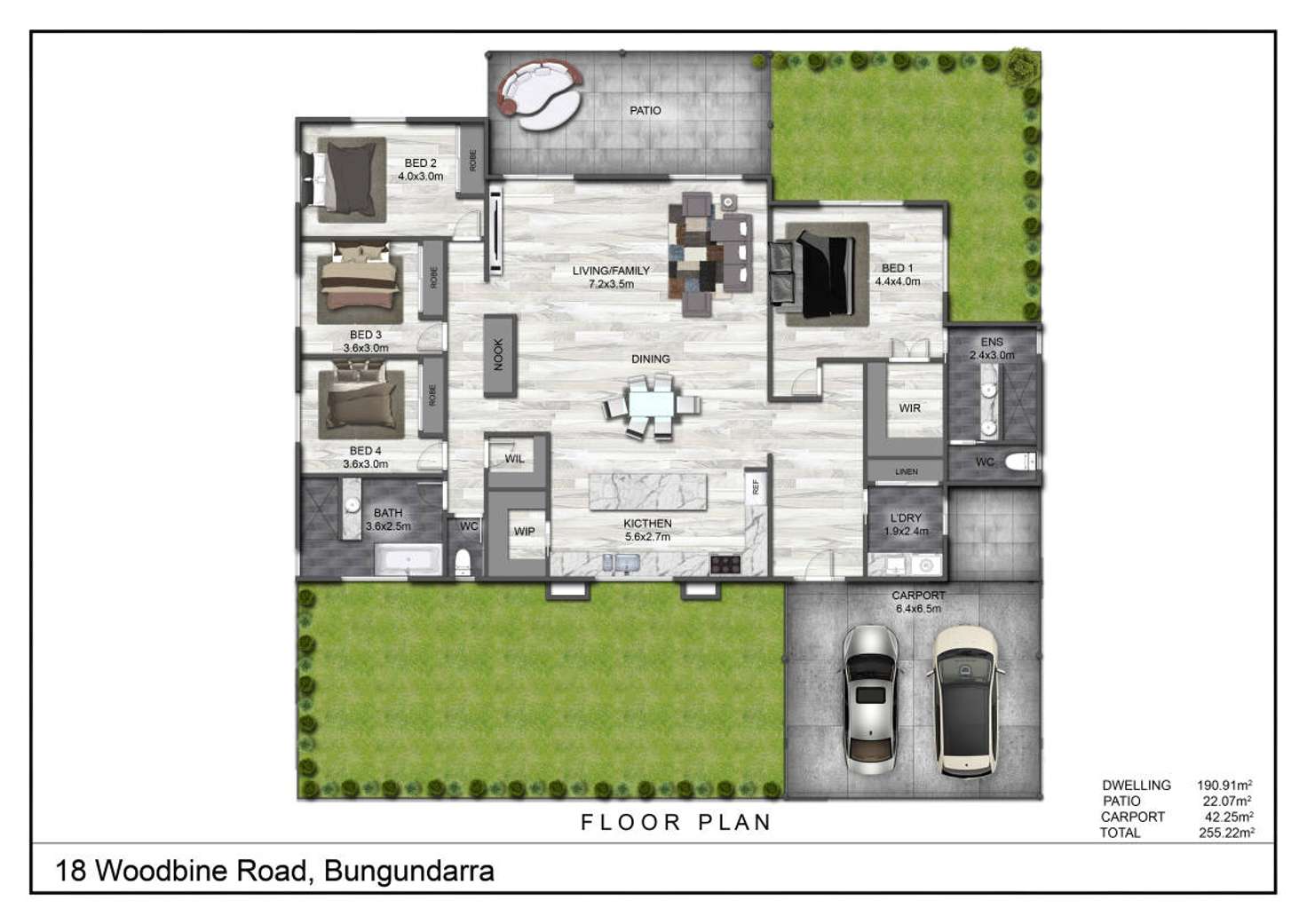 Floorplan of Homely ruralOther listing, 18 Woodbine Road, Bungundarra QLD 4703