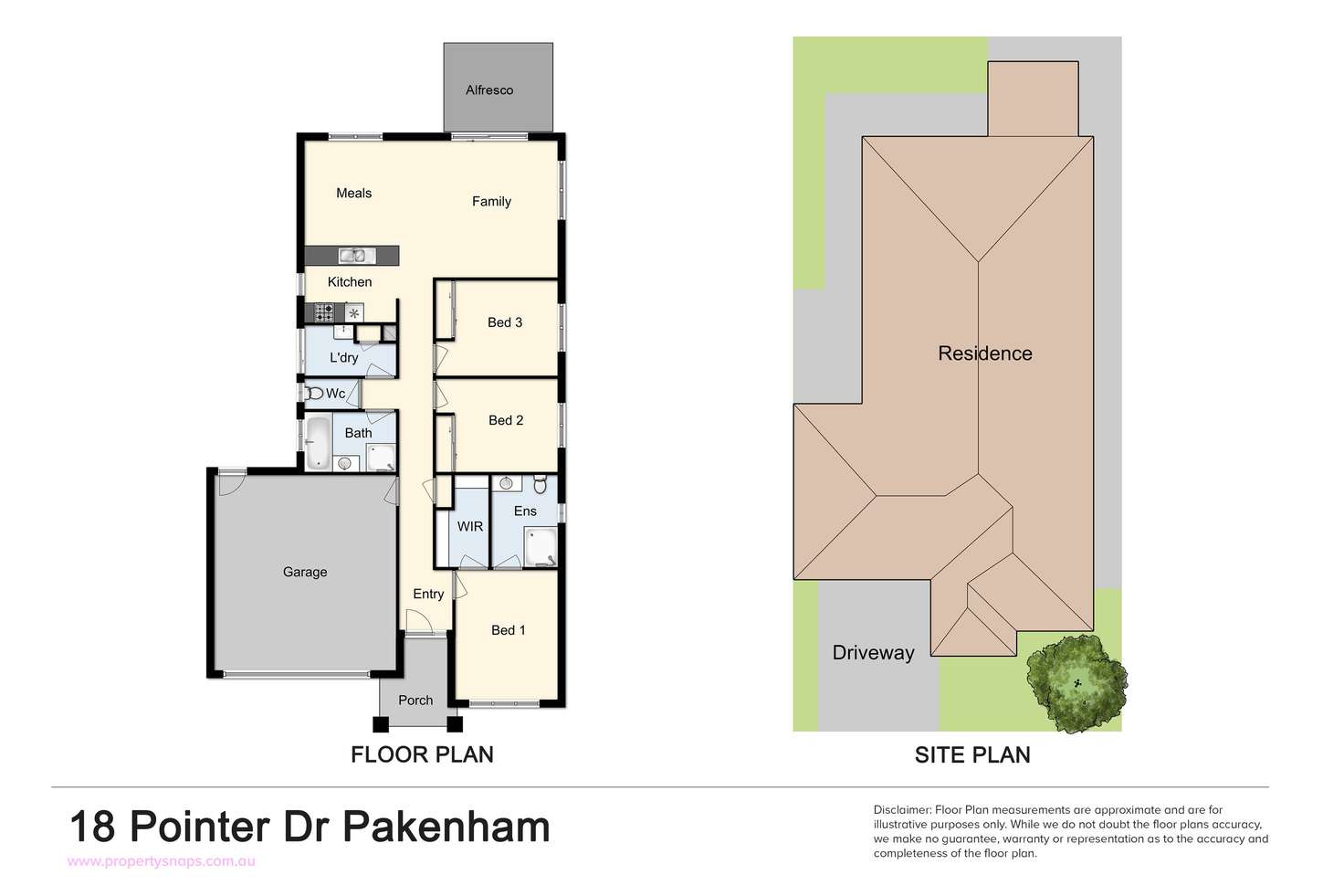 Floorplan of Homely house listing, 18 Pointer Drive, Pakenham VIC 3810