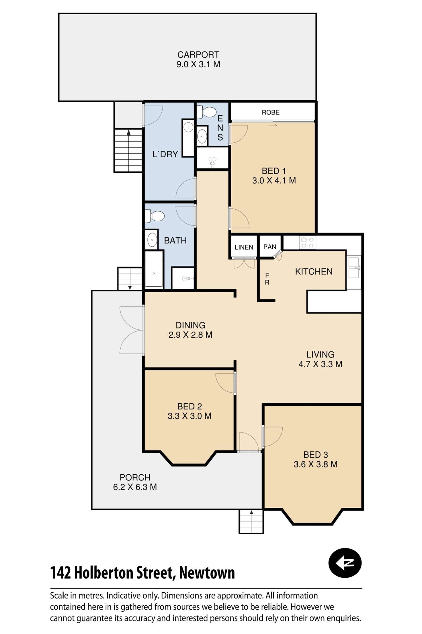 Floorplan of Homely house listing, 142 Holberton Street, Newtown QLD 4350