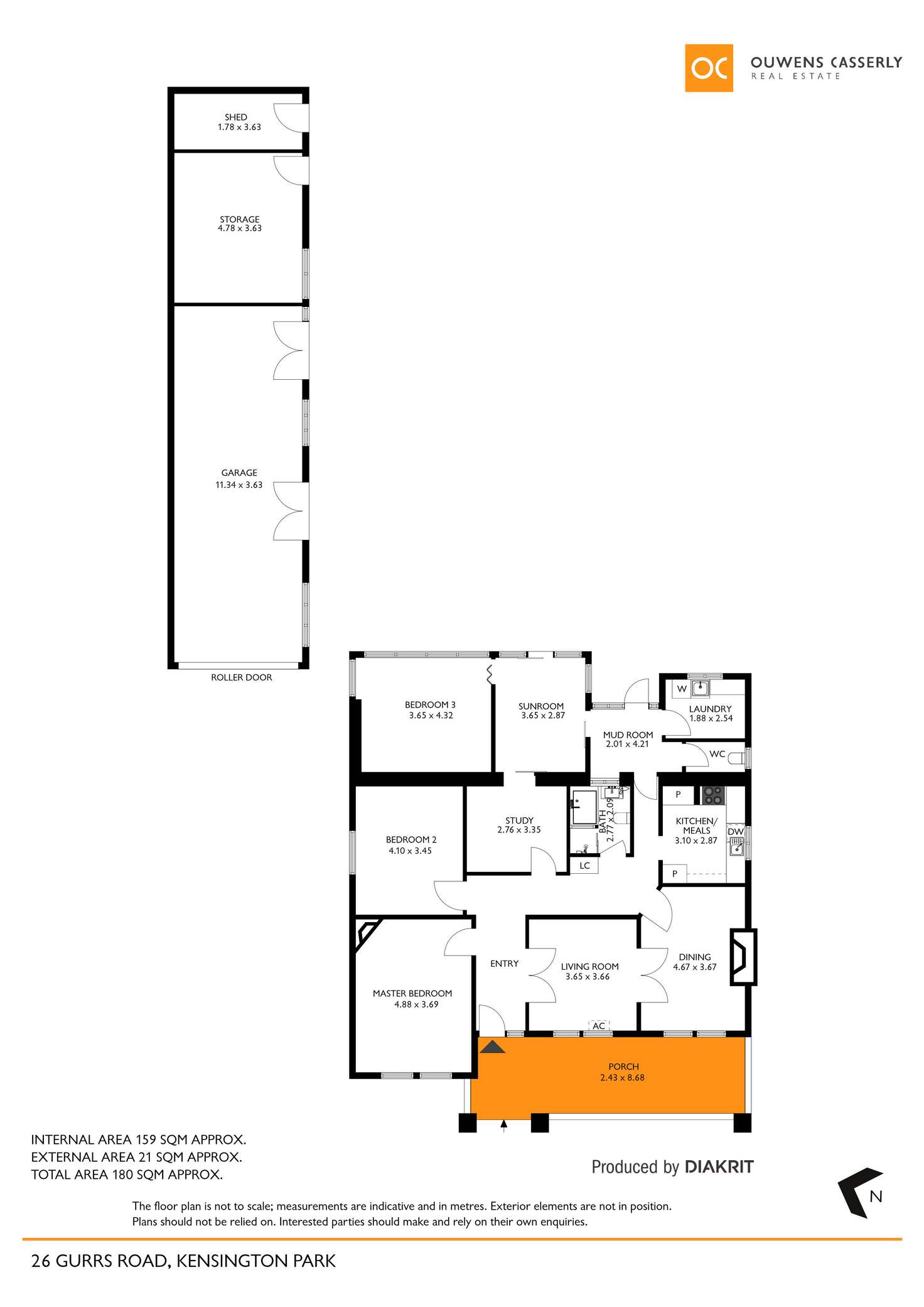 Floorplan of Homely house listing, 26 Gurrs Road, Kensington Park SA 5068