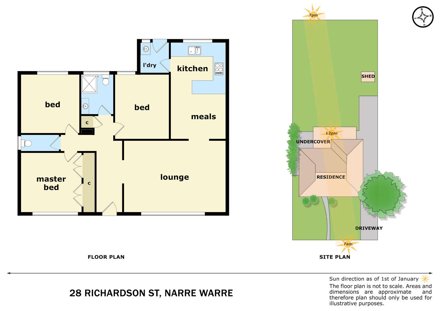 Floorplan of Homely house listing, 28 Richardson Street, Narre Warren VIC 3805