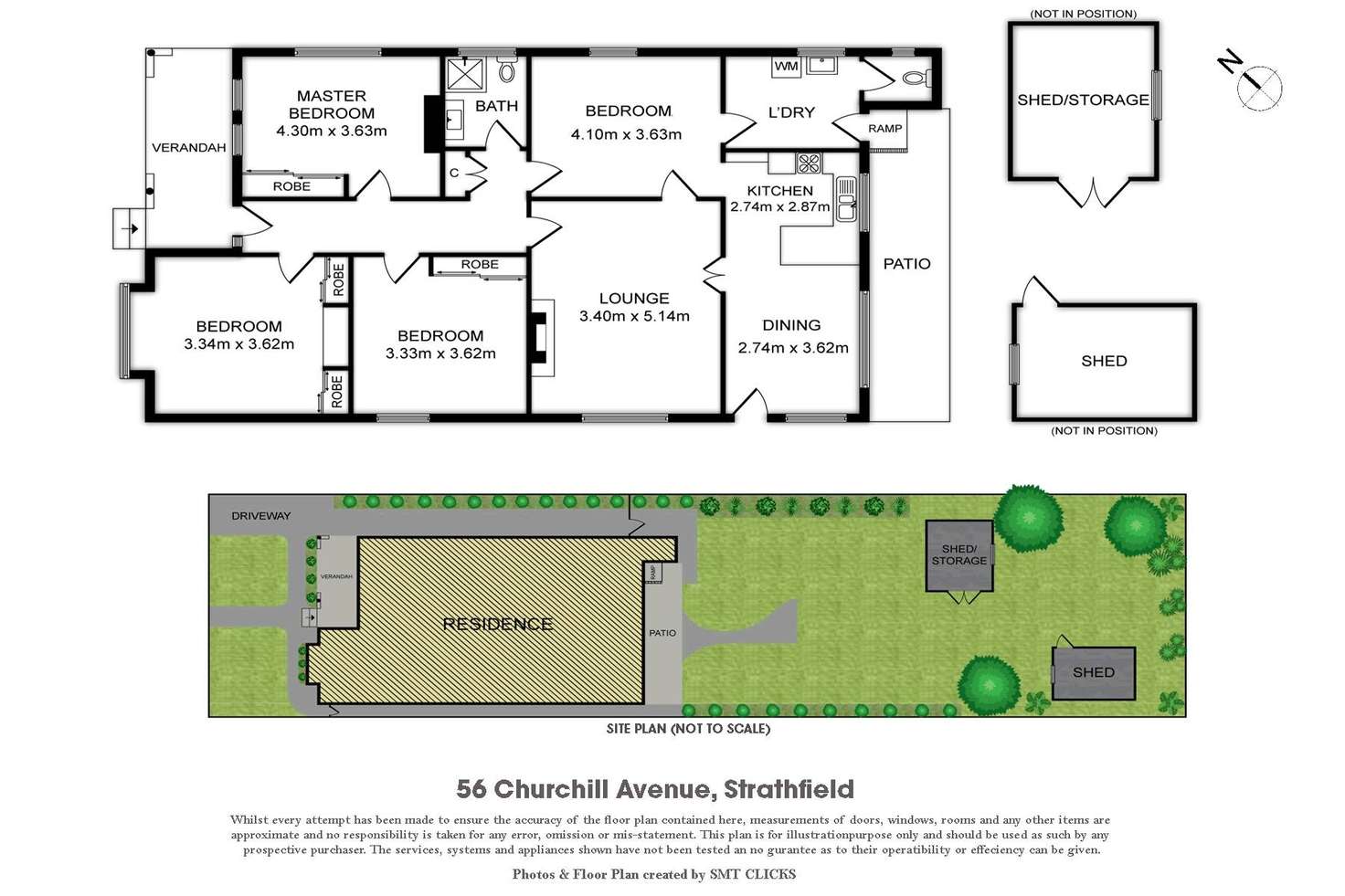 Floorplan of Homely house listing, 56 Churchill Avenue, Strathfield NSW 2135