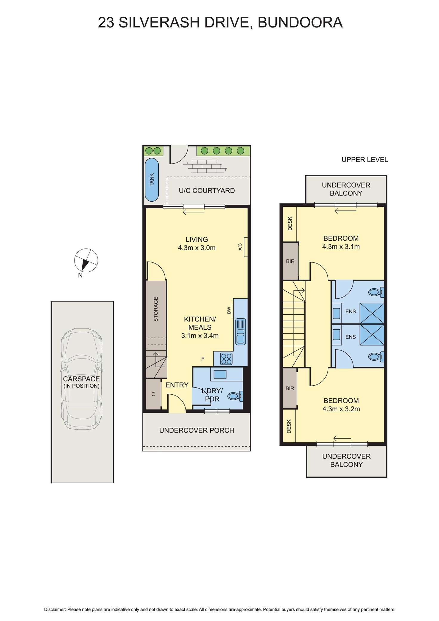 Floorplan of Homely house listing, 23 Silverash Drive, Bundoora VIC 3083