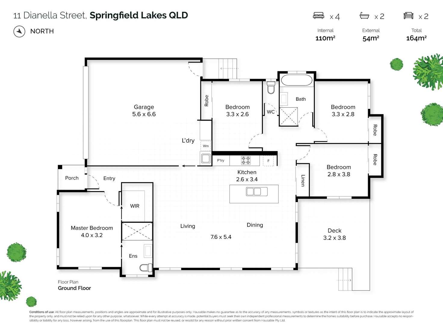 Floorplan of Homely house listing, 11 Dianella Street, Springfield Lakes QLD 4300