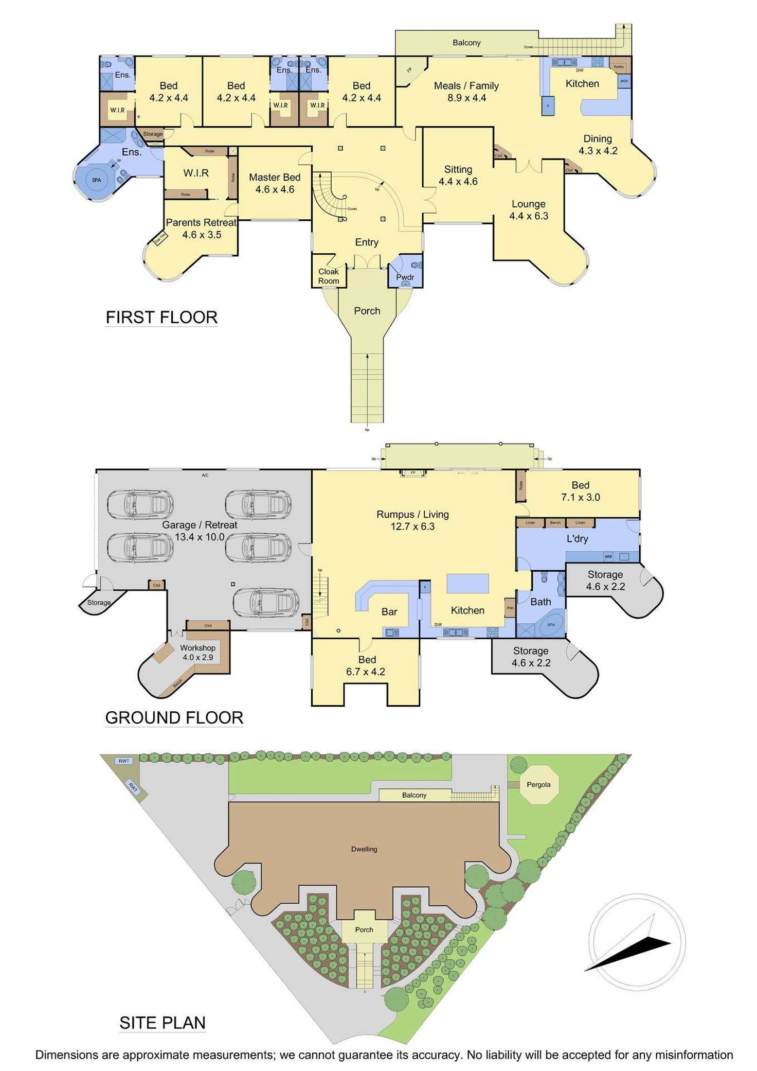 Floorplan of Homely house listing, 7 Toorak Court, Greensborough VIC 3088