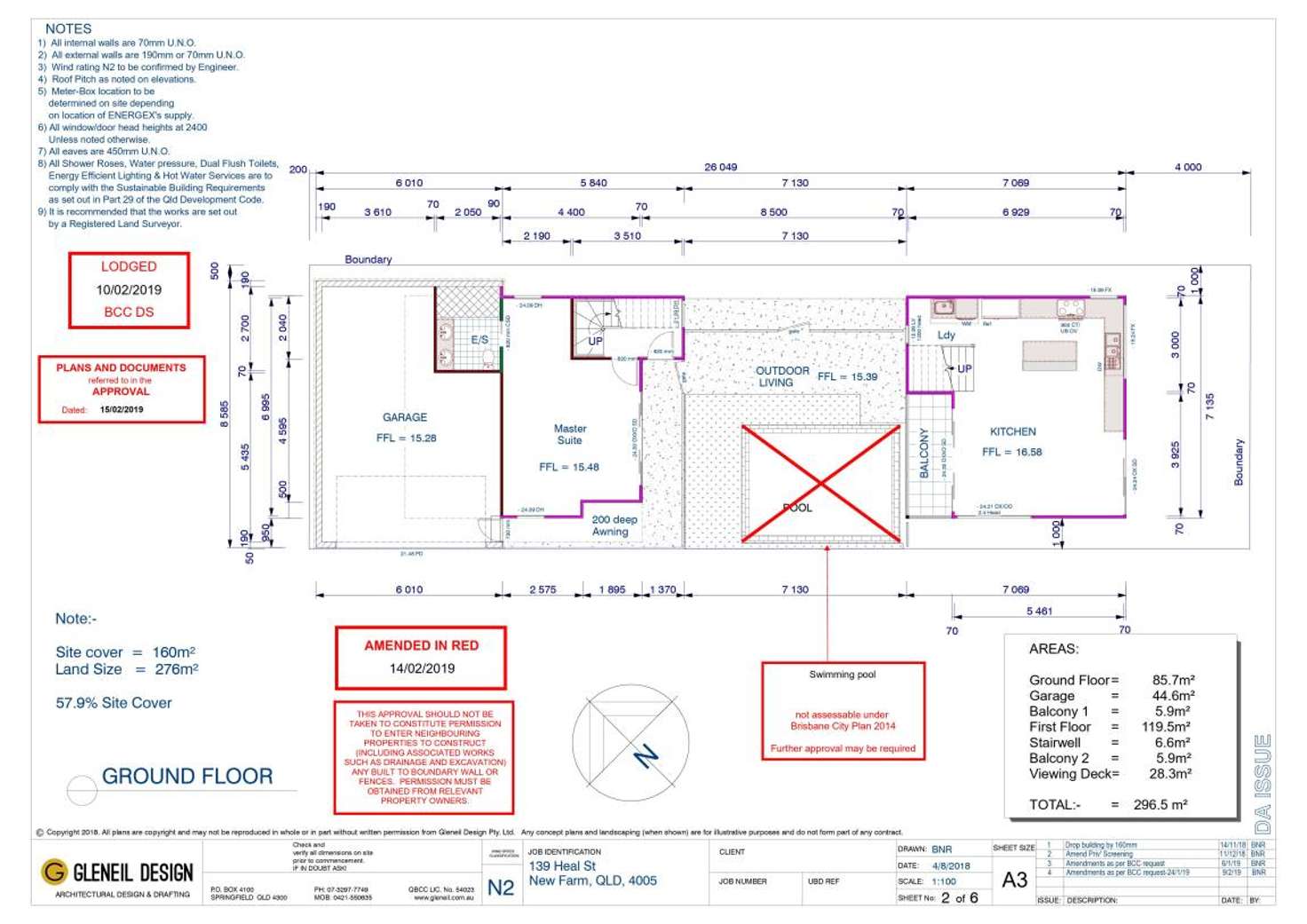 Floorplan of Homely house listing, 139 Heal Street, New Farm QLD 4005