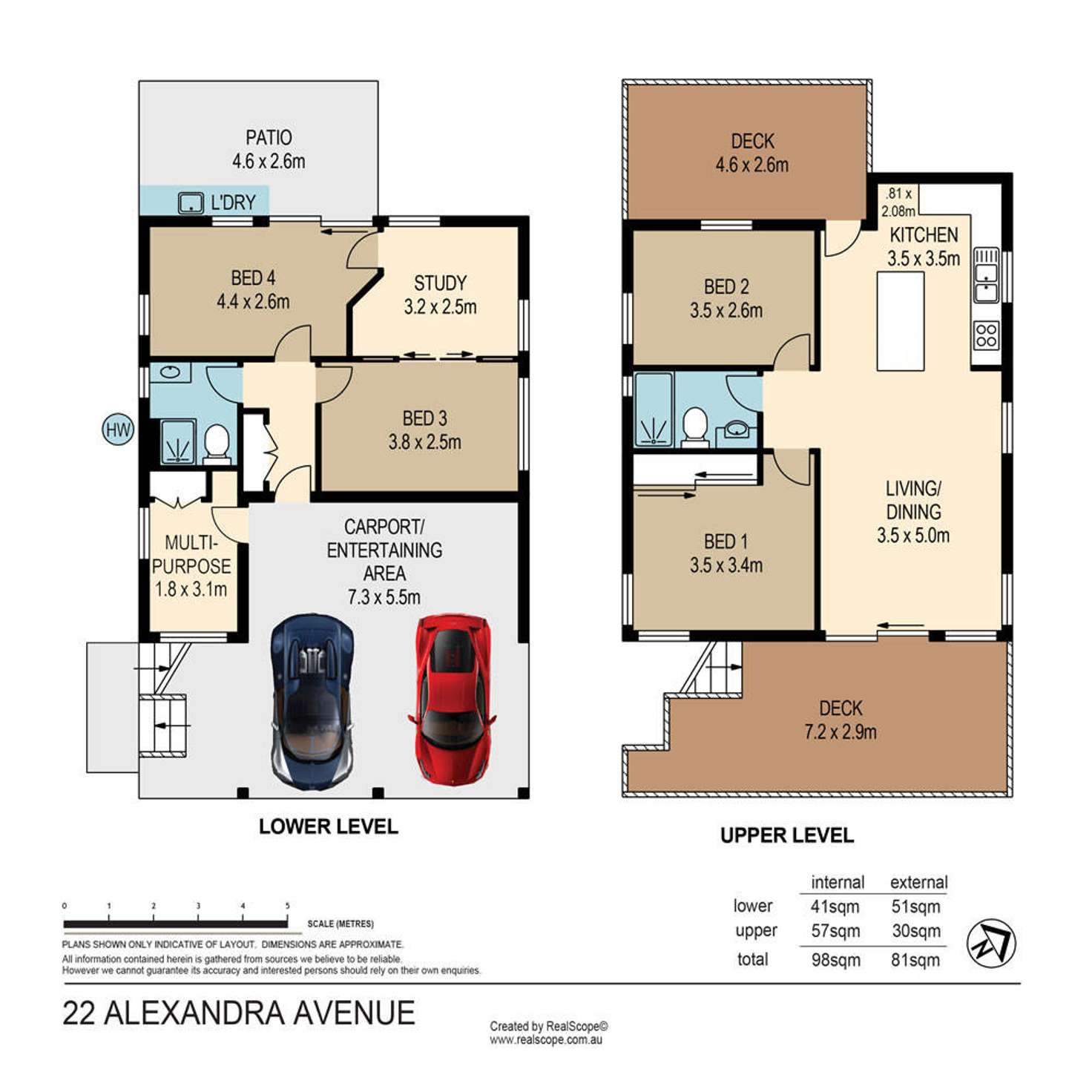 Floorplan of Homely house listing, 22 Alexandra Avenue, Taringa QLD 4068