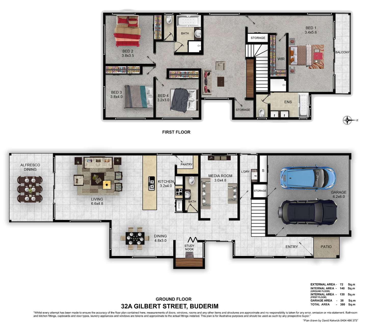 Floorplan of Homely house listing, 32A Gilbert Street, Buderim QLD 4556