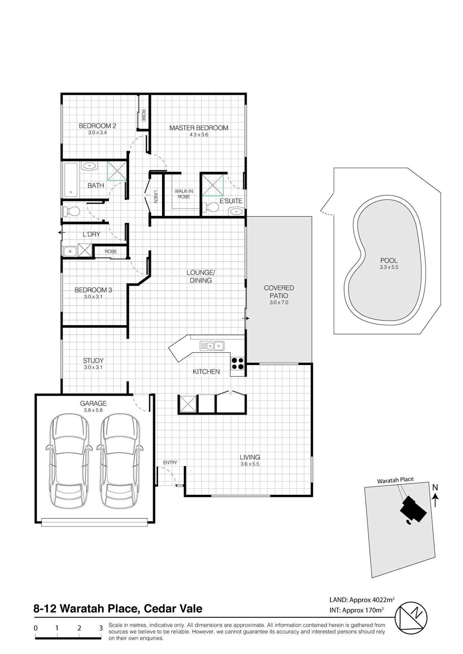 Floorplan of Homely house listing, 8-12 Waratah Place, Cedar Vale QLD 4285