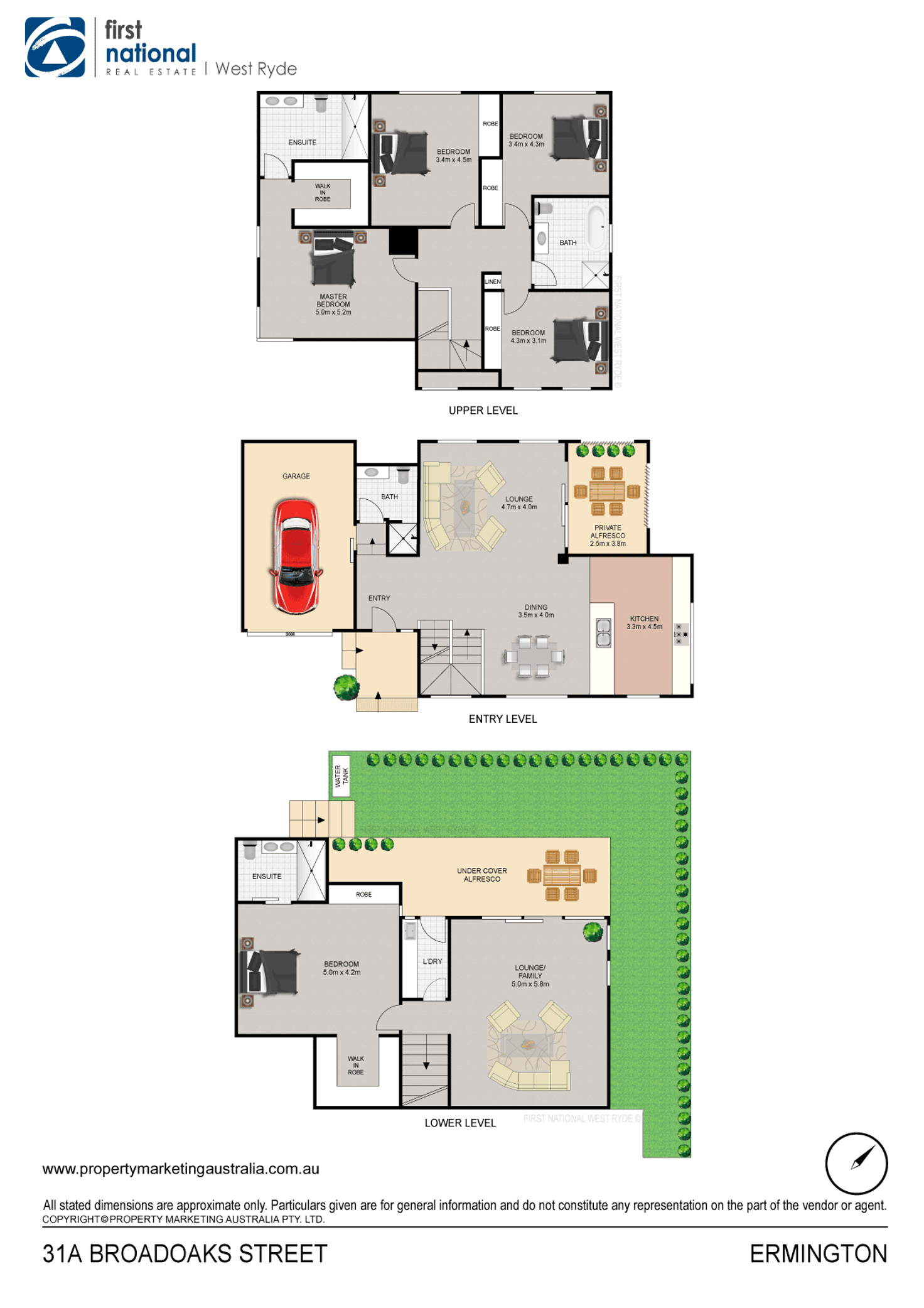 Floorplan of Homely house listing, 31A Broadoaks Street, Ermington NSW 2115