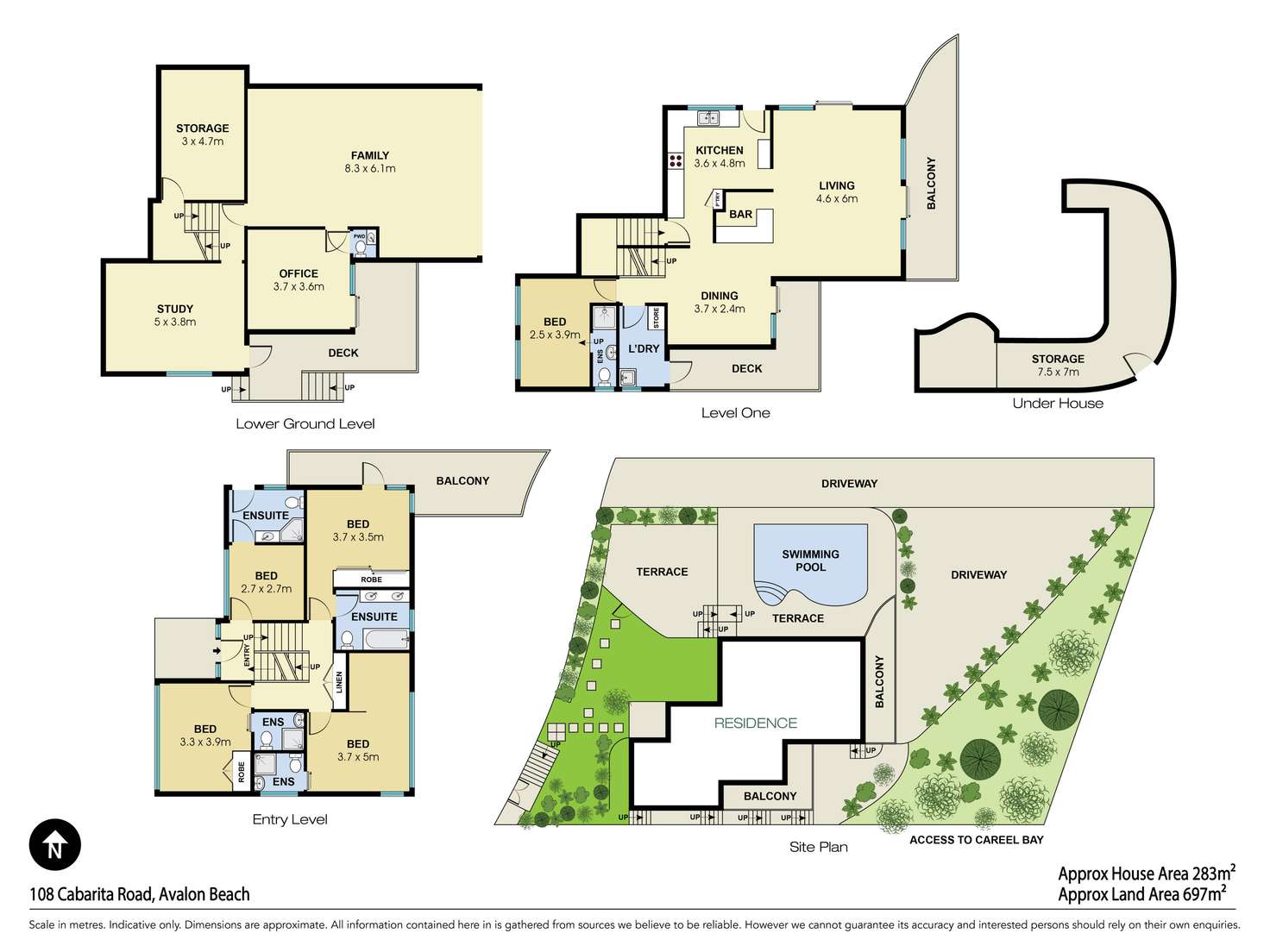 Floorplan of Homely house listing, 108 Cabarita Road, Avalon Beach NSW 2107