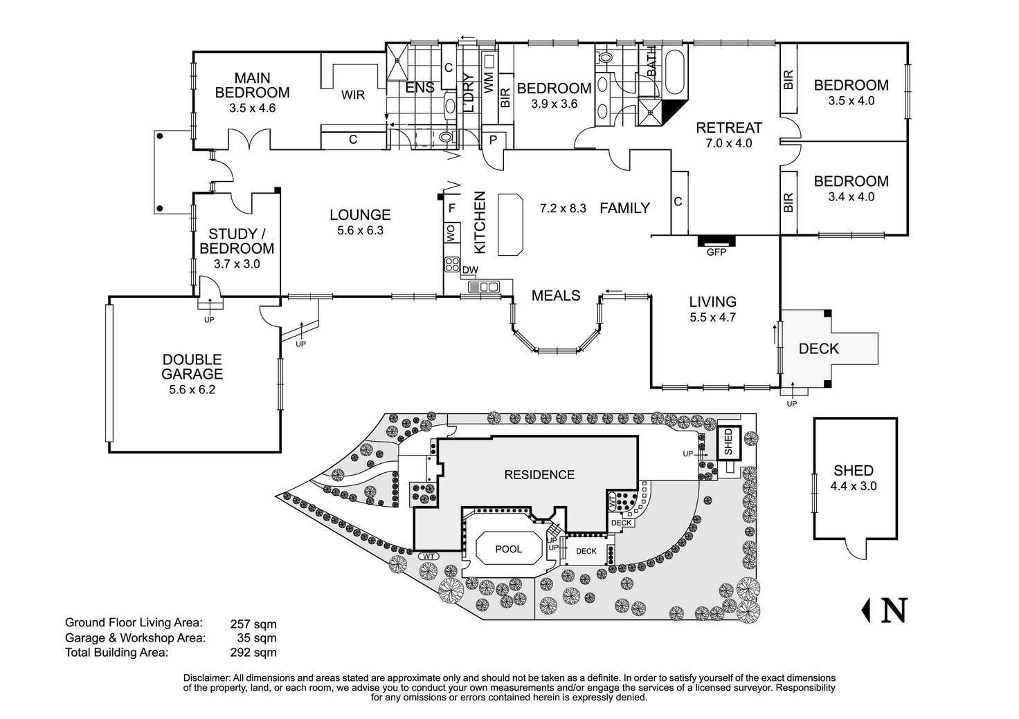 Floorplan of Homely house listing, 57 Kalbar Road, Eltham VIC 3095