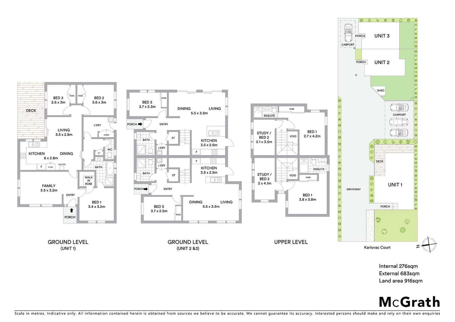 Floorplan of Homely unit listing, 1/6 Karlovac Court, Bell Park VIC 3215