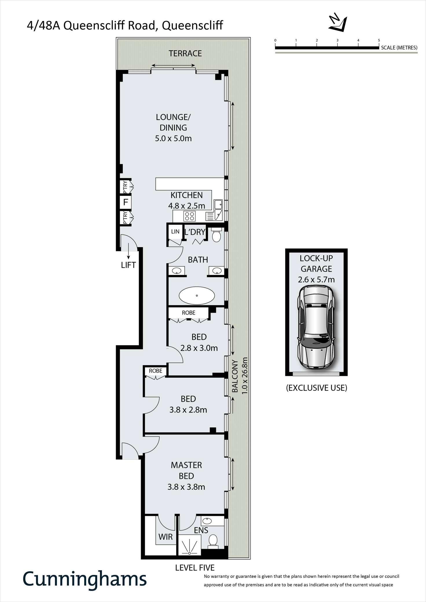 Floorplan of Homely apartment listing, 4/48a Queenscliff Road, Queenscliff NSW 2096