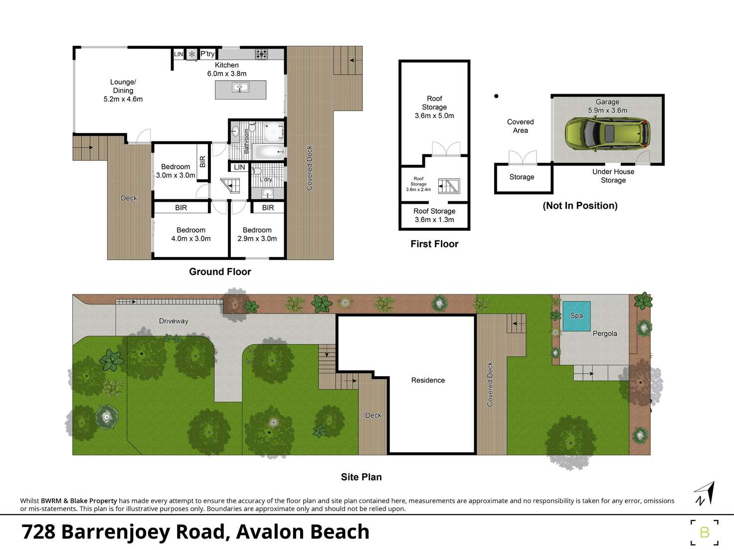 Floorplan of Homely house listing, 728 Barrenjoey Road, Avalon NSW 2107