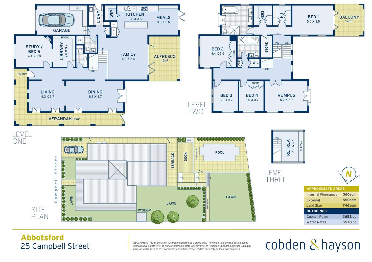 Floorplan of Homely house listing, 25 Campbell Street, Abbotsford NSW 2046