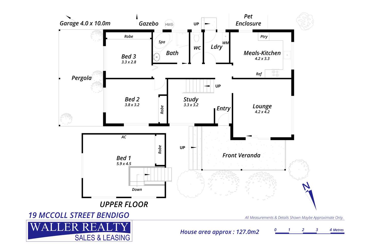 Floorplan of Homely house listing, 19 McColl Street, Bendigo VIC 3550