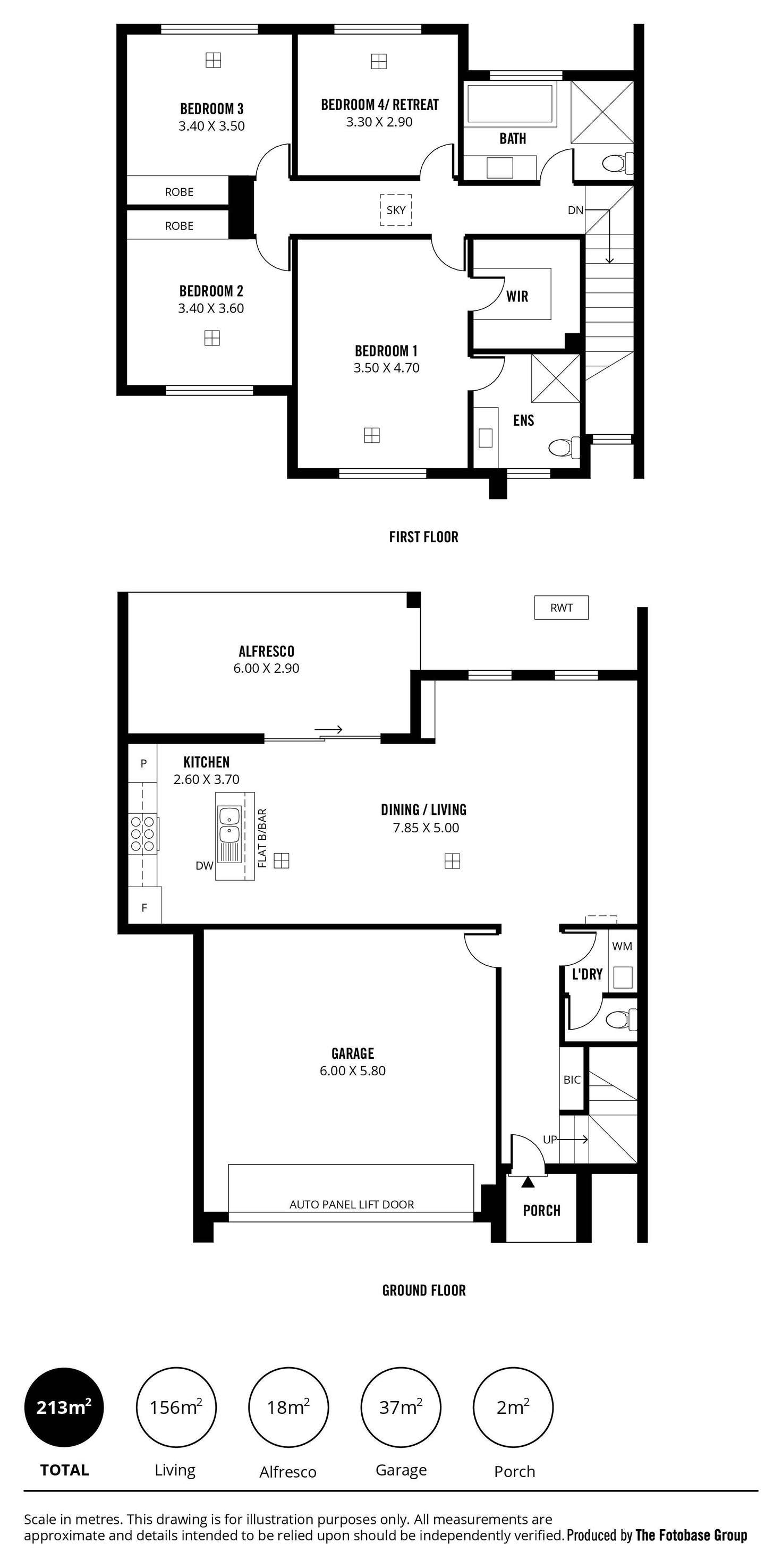 Floorplan of Homely townhouse listing, 2/5 John Street, Firle SA 5070