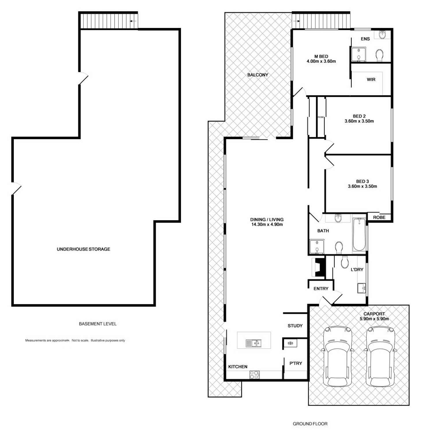 Floorplan of Homely house listing, 10 Pritchard Lane, Beechworth VIC 3747