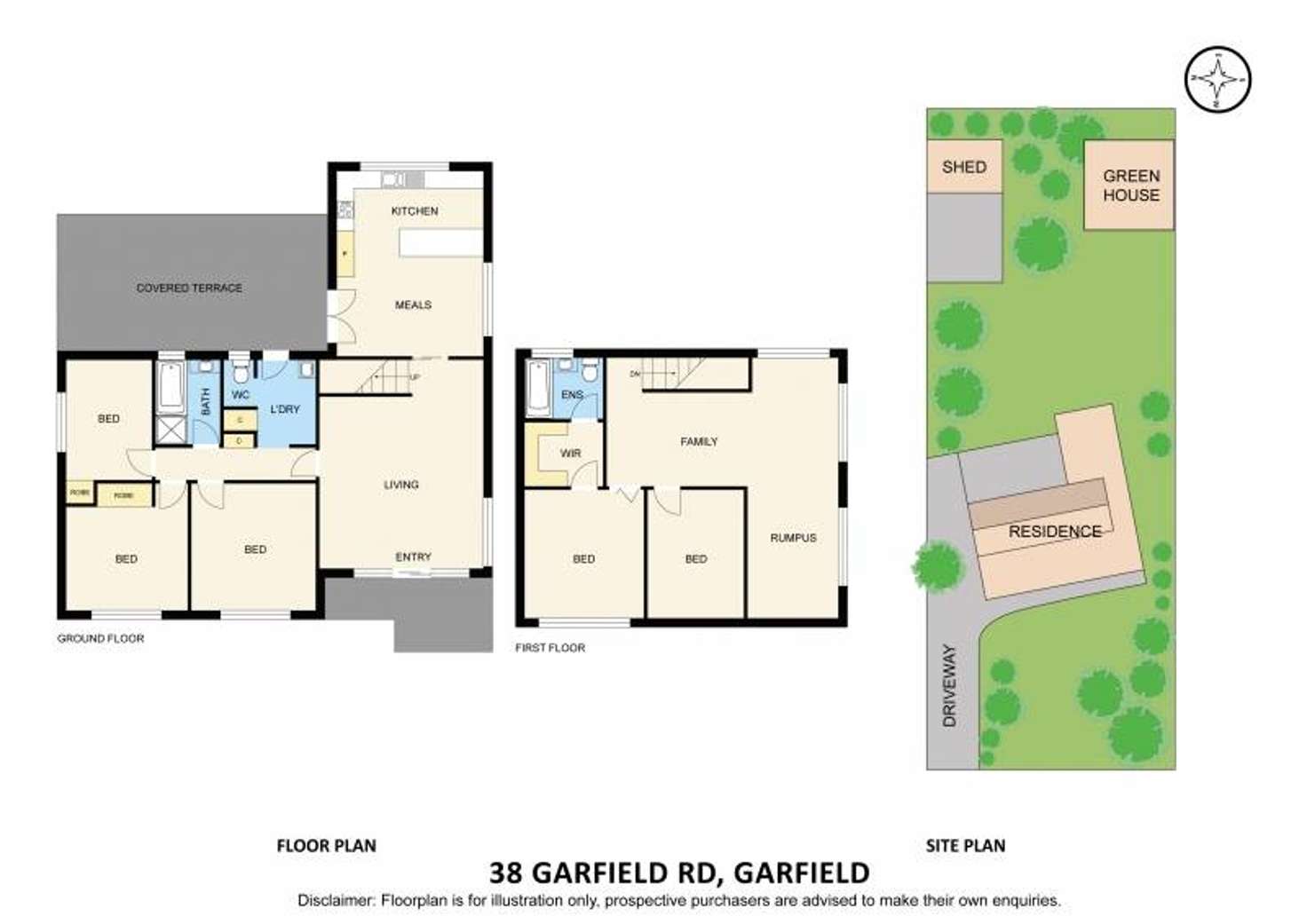 Floorplan of Homely house listing, 38 Garfield Road, Garfield VIC 3814