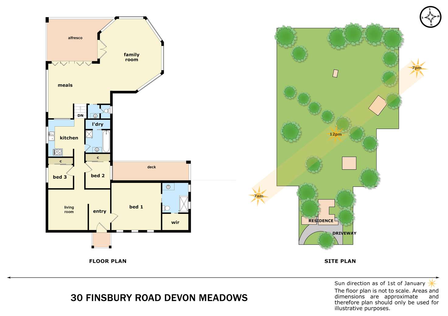 Floorplan of Homely house listing, 30 Finsbury Road, Devon Meadows VIC 3977