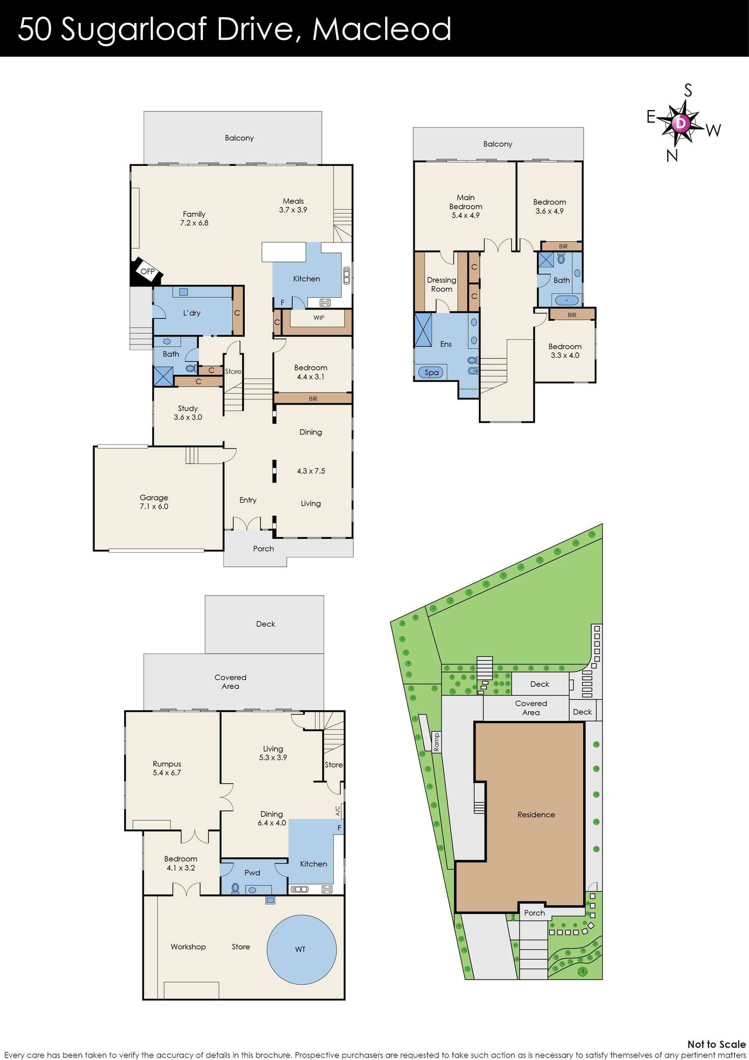 Floorplan of Homely house listing, 50 Sugarloaf Drive, Macleod VIC 3085