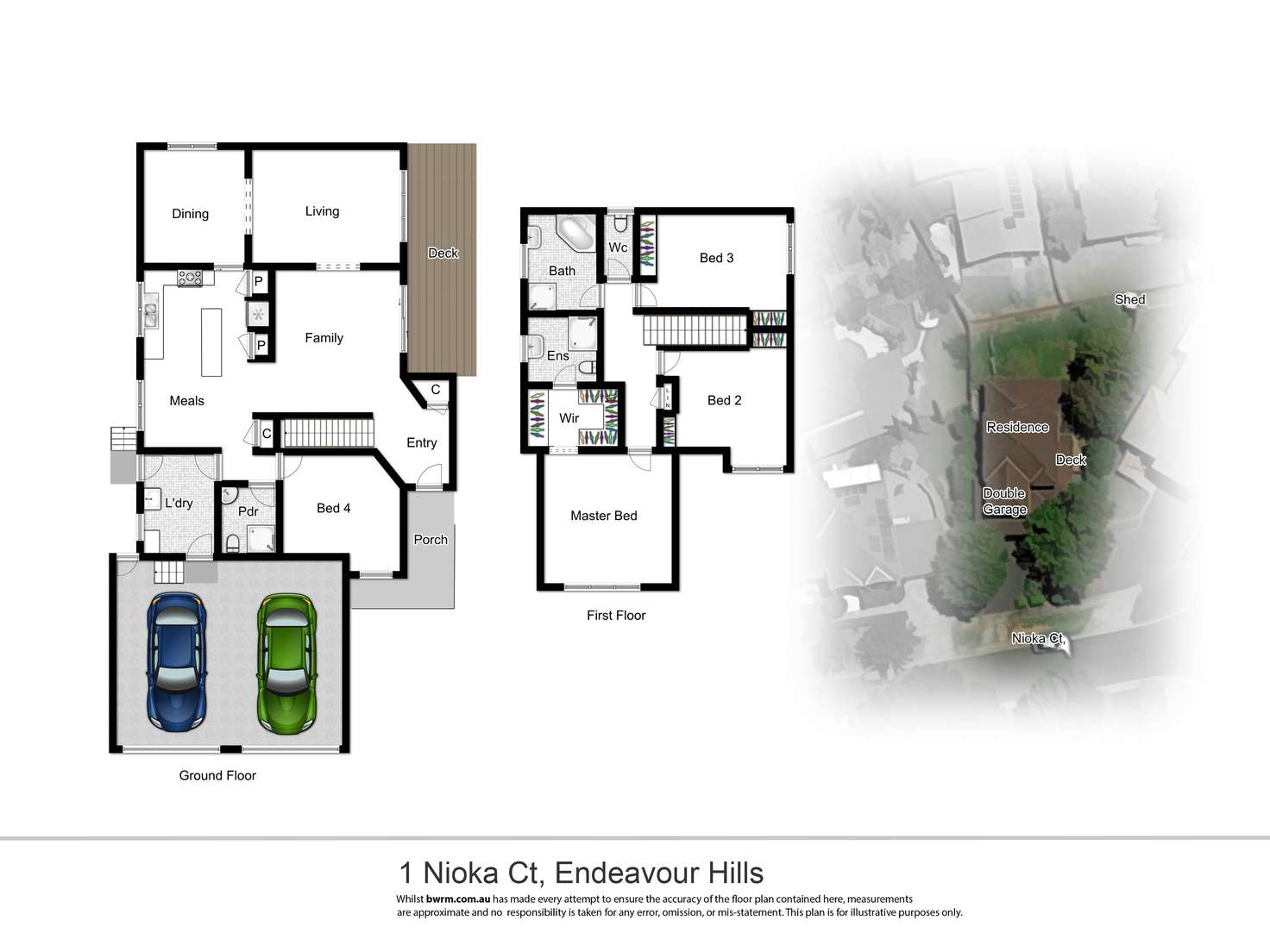 Floorplan of Homely house listing, 1 Nioka Court, Endeavour Hills VIC 3802