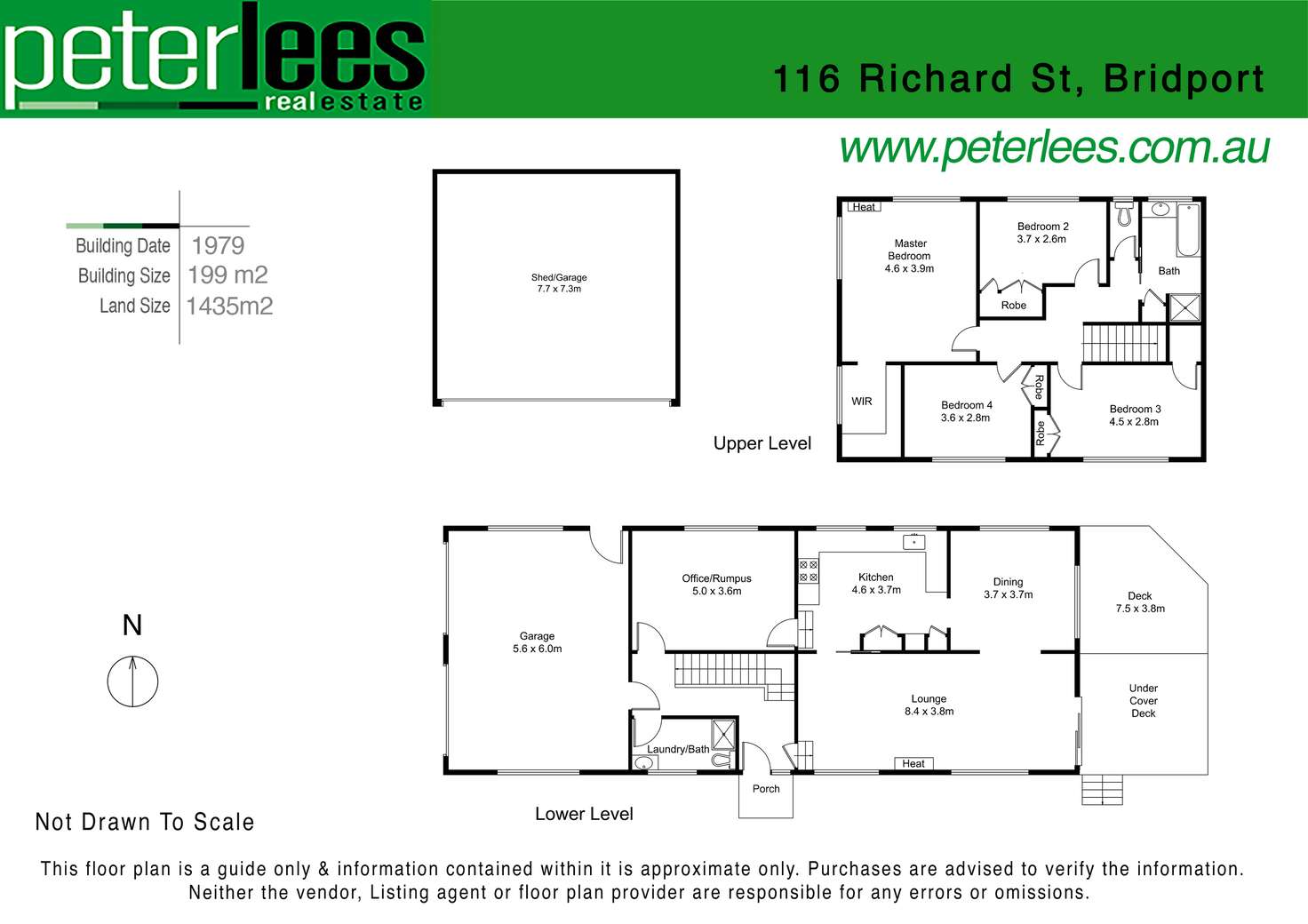 Floorplan of Homely house listing, 116 Richard Street, Bridport TAS 7262