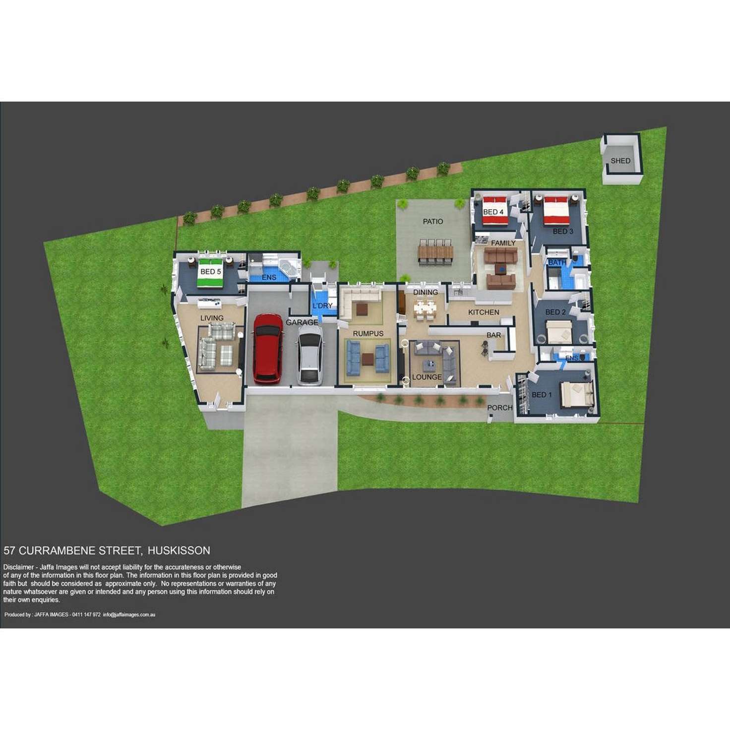 Floorplan of Homely house listing, 57 Currambene Street, Huskisson NSW 2540