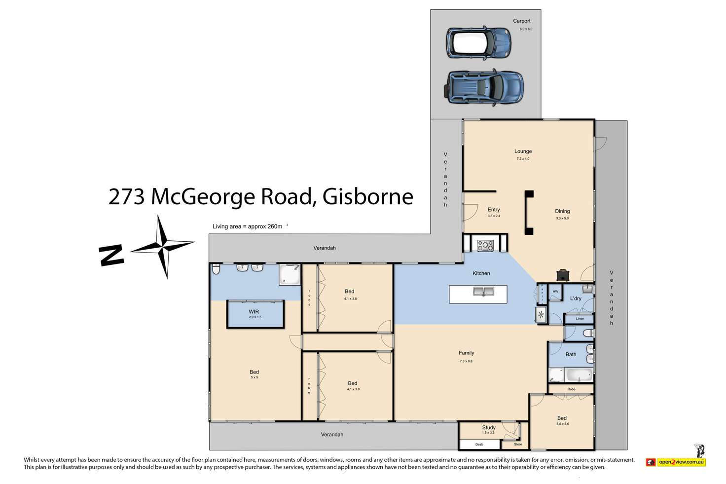 Floorplan of Homely house listing, 273 McGeorge Road, Gisborne VIC 3437