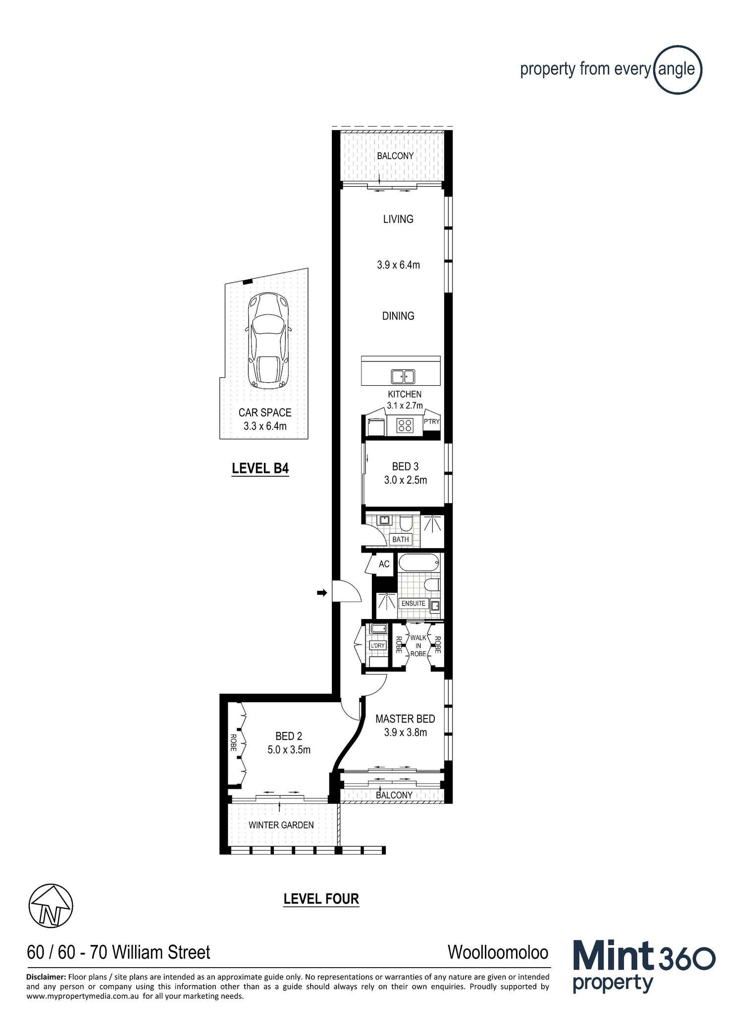 Floorplan of Homely apartment listing, 60/60-70 William Street, Woolloomooloo NSW 2011