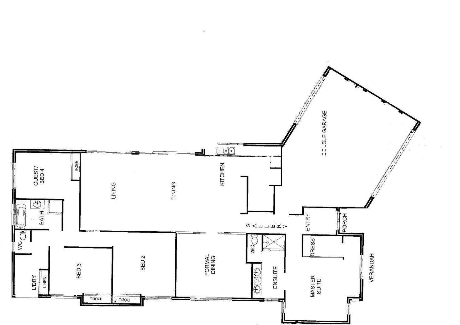 Floorplan of Homely house listing, 58 Valentine Road, Binningup WA 6233