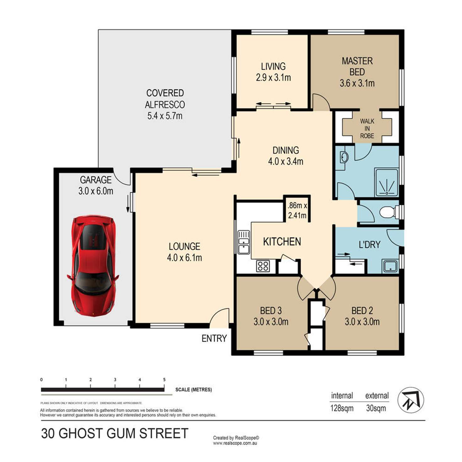 Floorplan of Homely house listing, 30 Ghost Gum Street, Bellbowrie QLD 4070