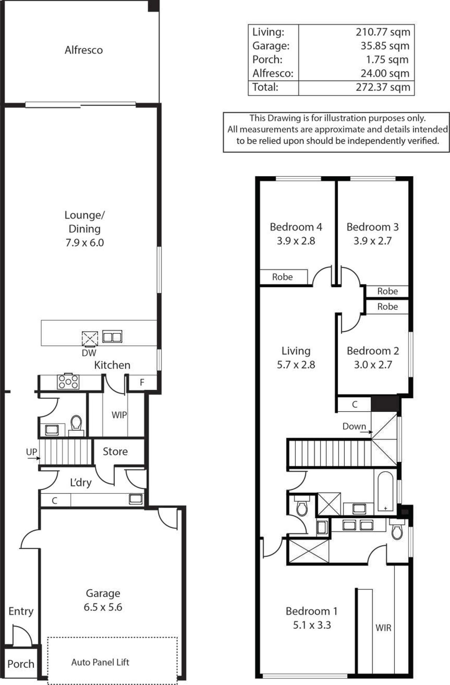 Floorplan of Homely house listing, 36A Wembley Avenue, Hectorville SA 5073
