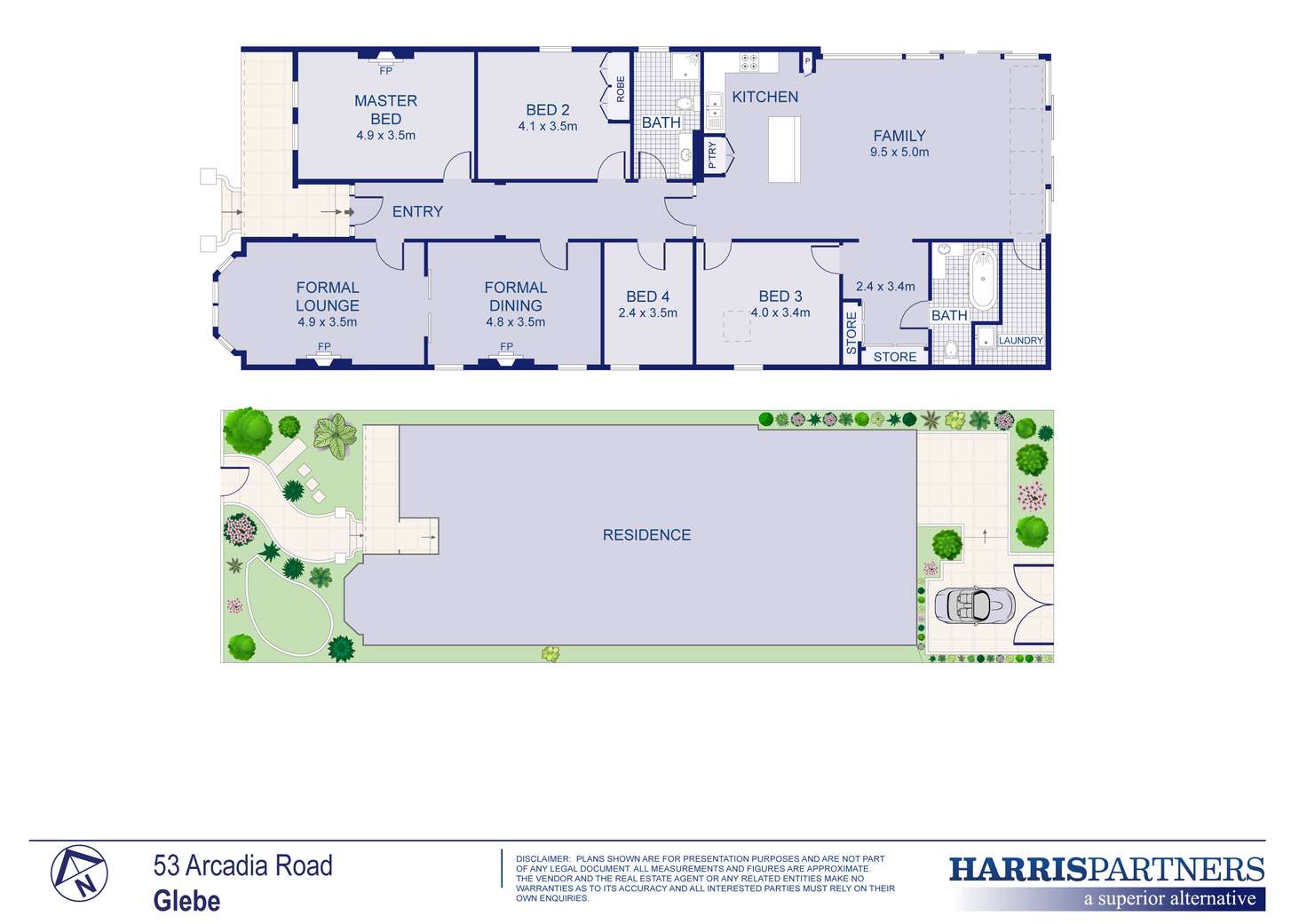 Floorplan of Homely house listing, 53 Arcadia Road, Glebe NSW 2037