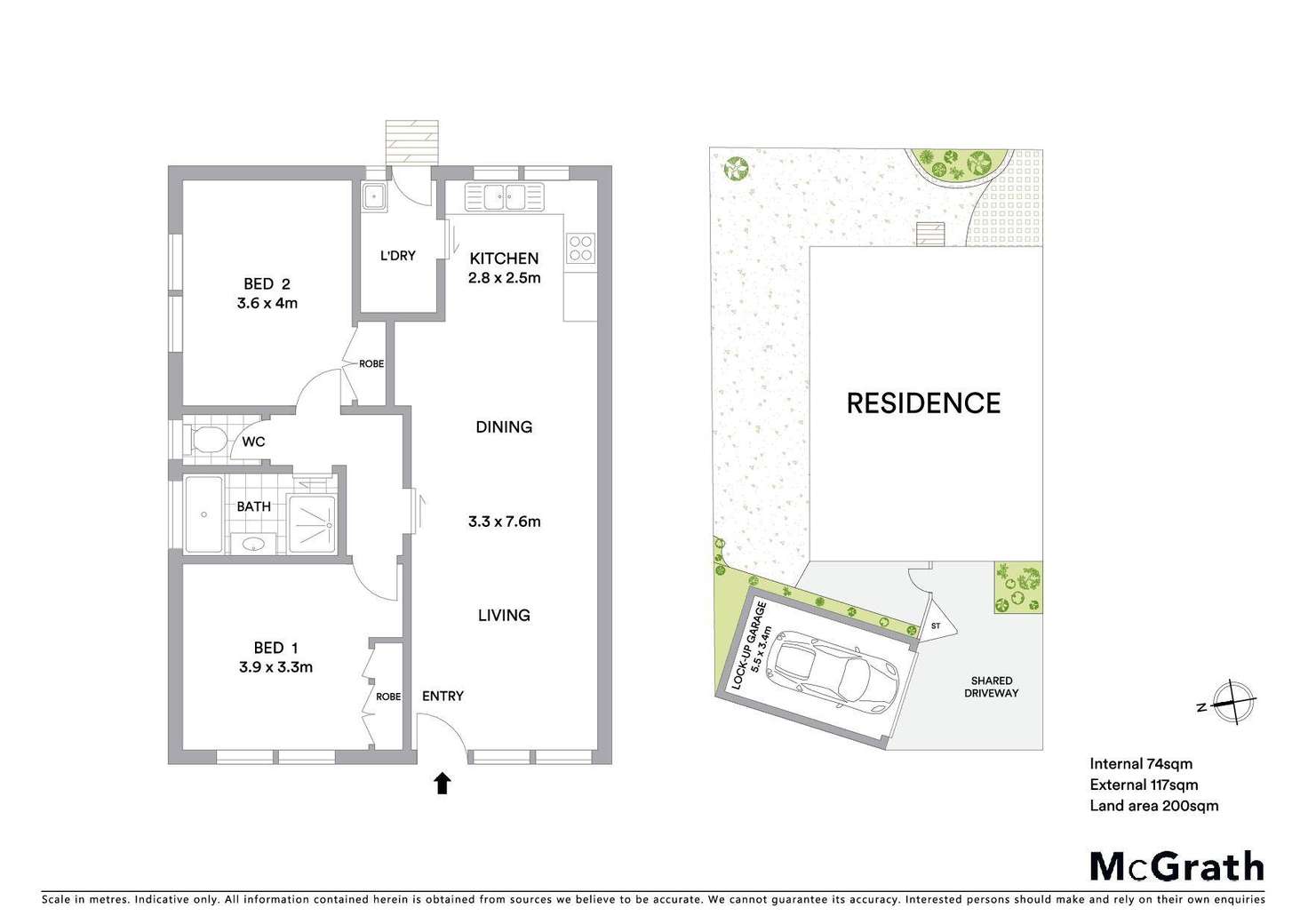 Floorplan of Homely unit listing, 3/3 Inala Court, Marshall VIC 3216