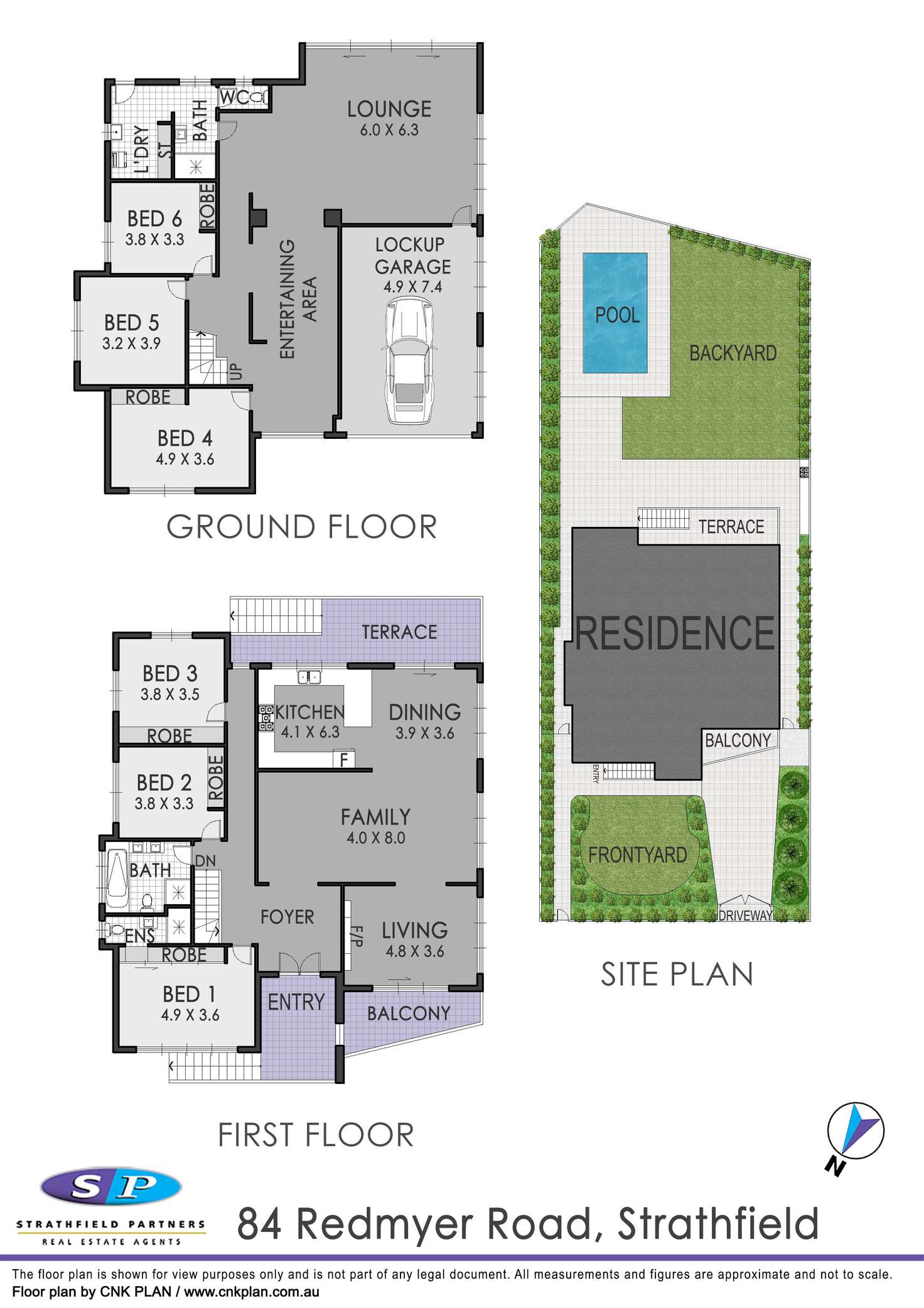 Floorplan of Homely house listing, 84 Redmyre Road, Strathfield NSW 2135