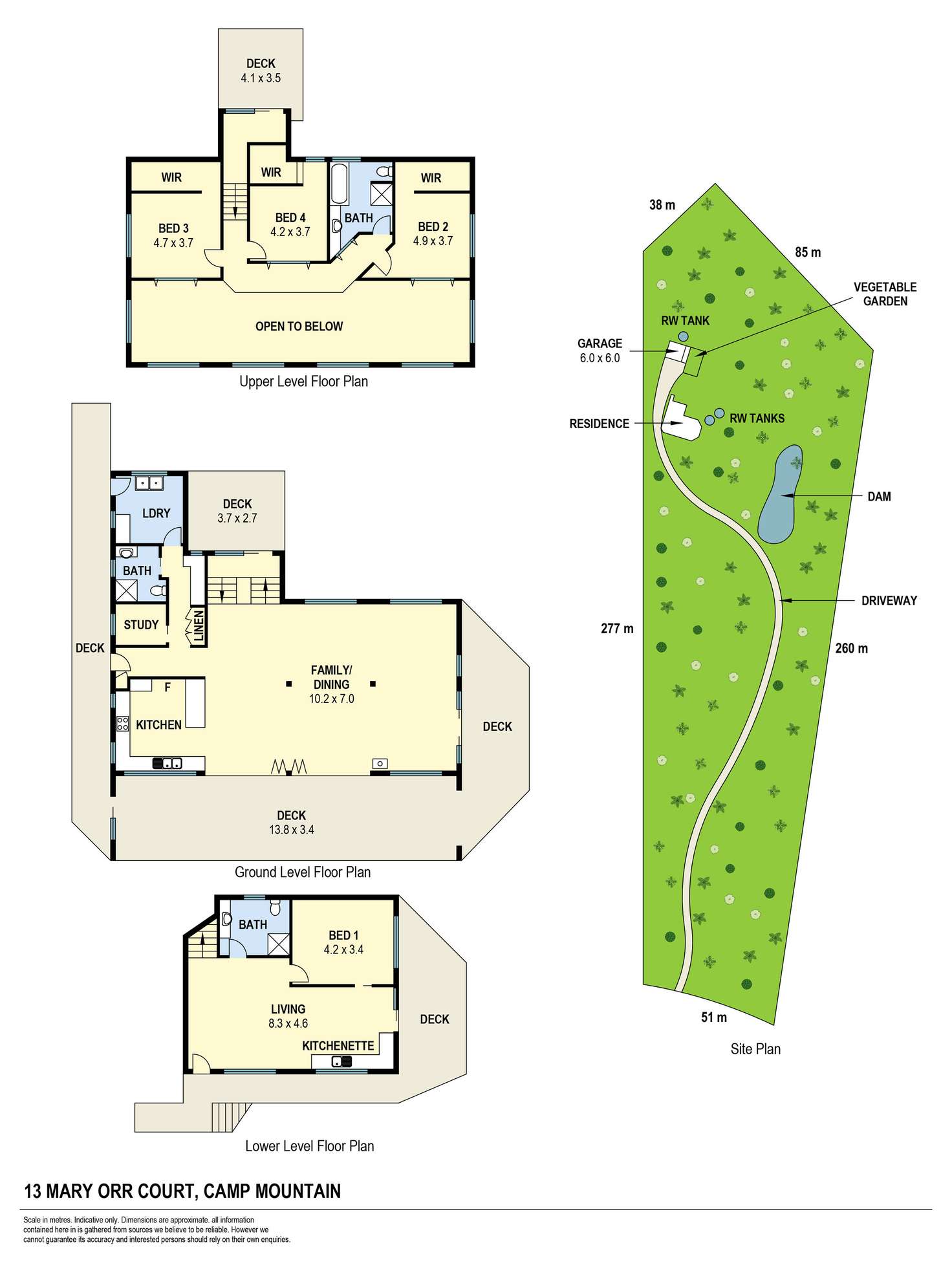 Floorplan of Homely acreageSemiRural listing, 13 Mary Orr Court, Camp Mountain QLD 4520