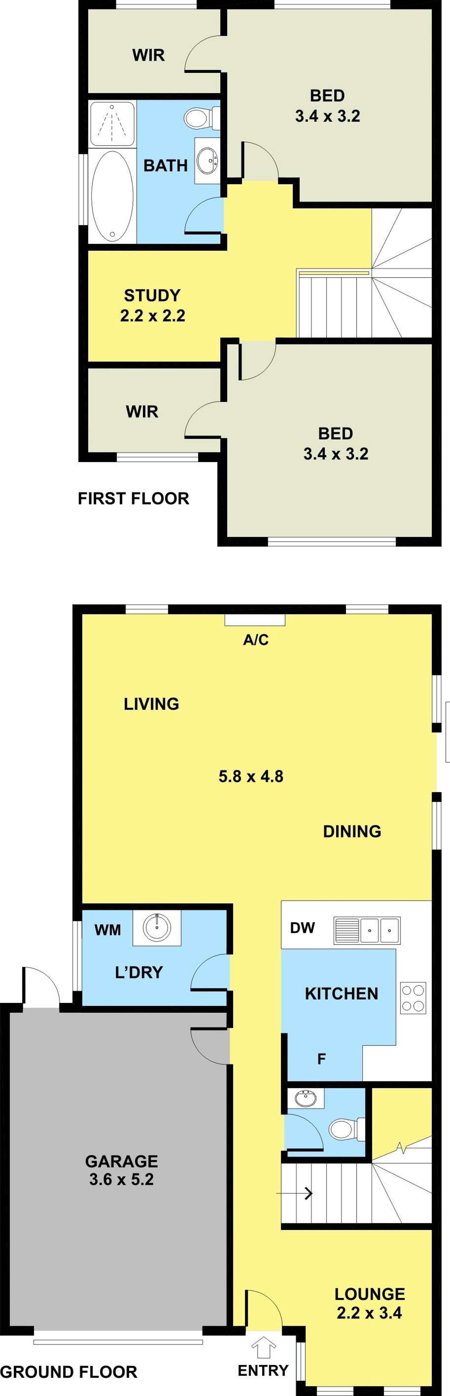 Floorplan of Homely house listing, 8/14-18 Holberry Street, Broadmeadows VIC 3047