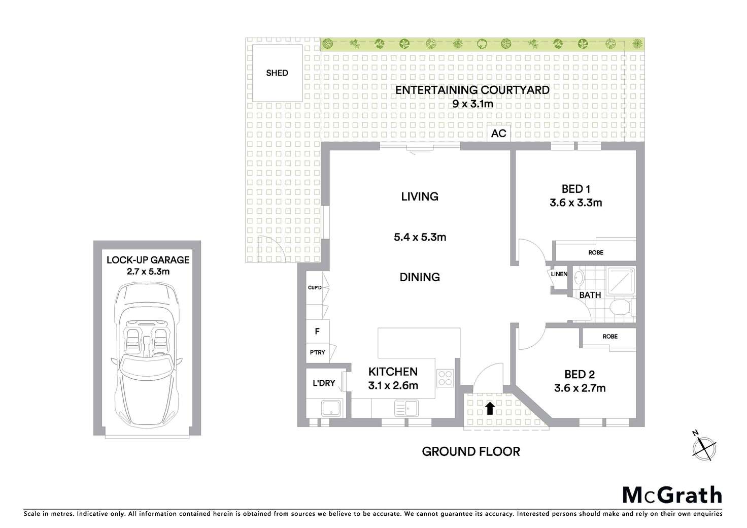 Floorplan of Homely villa listing, 1/28-30 Cheddar Street, Blakehurst NSW 2221